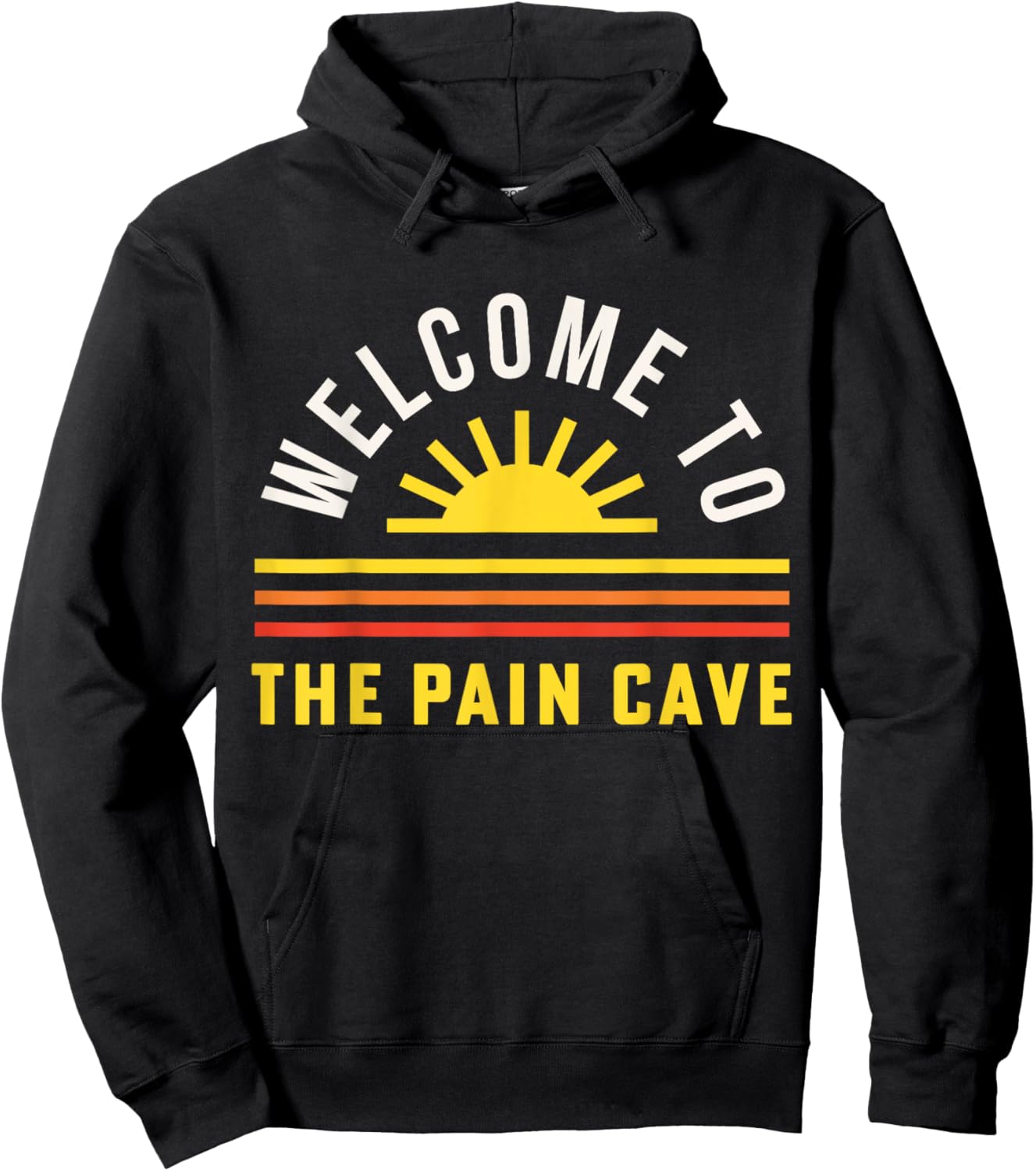 Pain Cave Ultra Runners Cyclist Bodybuilder Triathlete Hoodie - Hoodie | Black