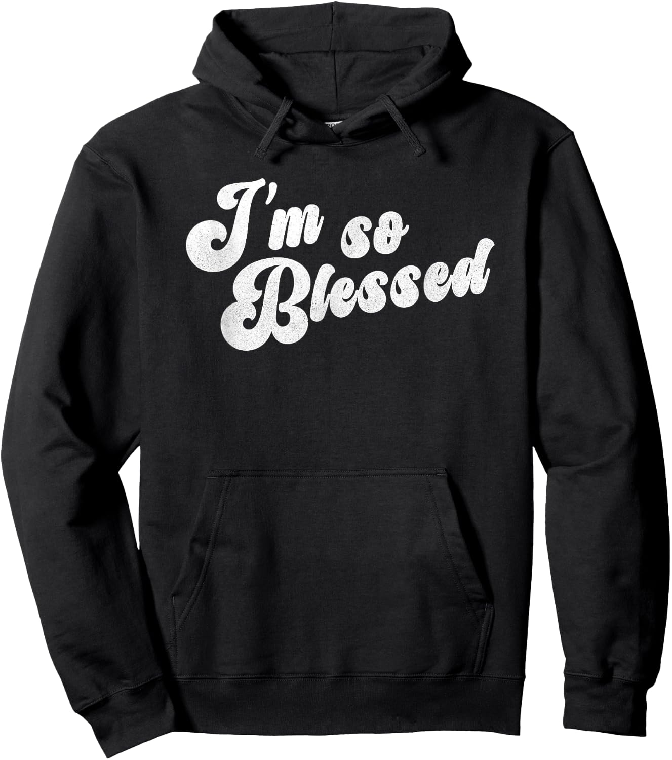 I'm So Blessed Thankful Church Hoodie - Hoodie | Black