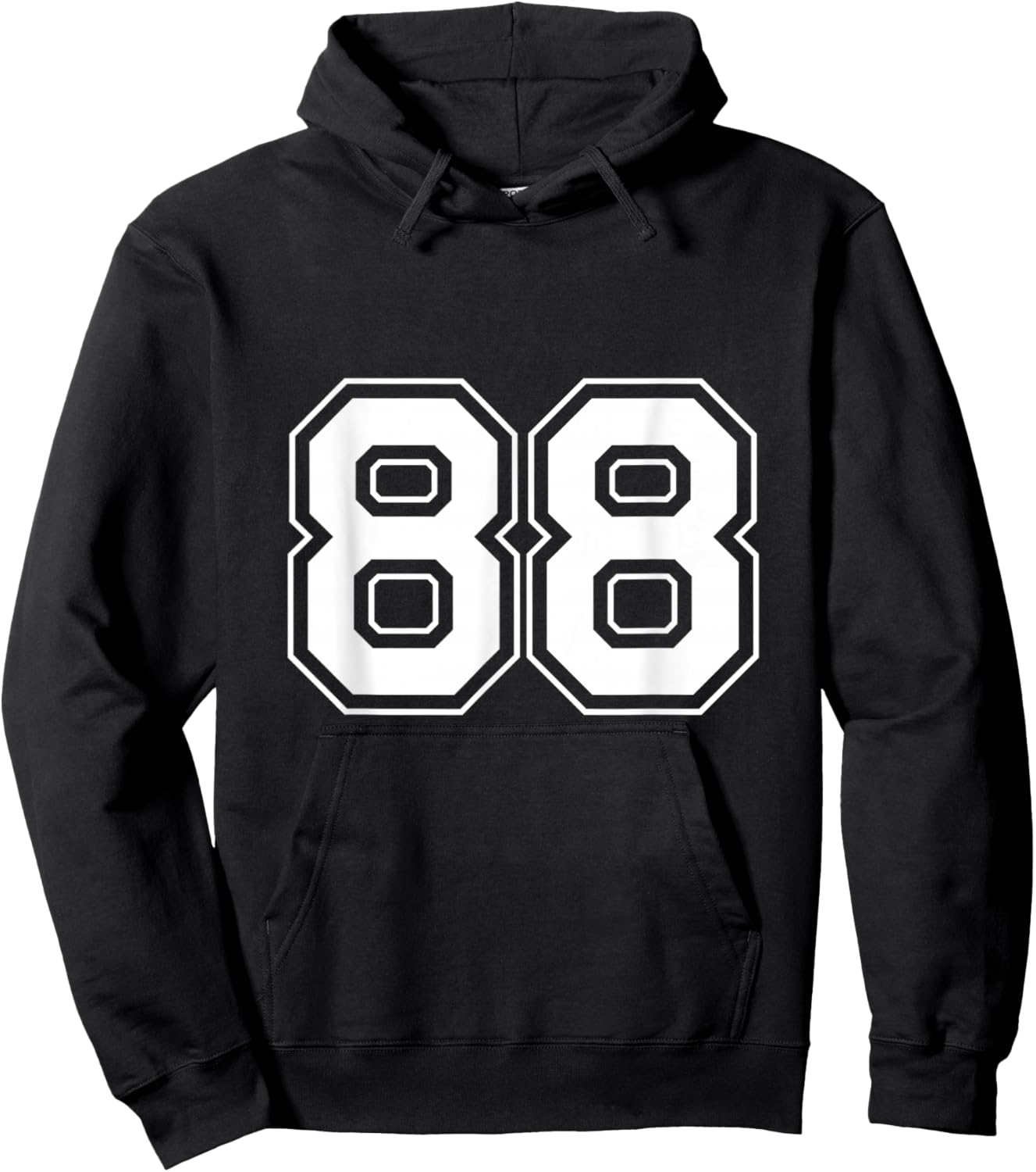Number 88 Hoodie - Hoodie | Black