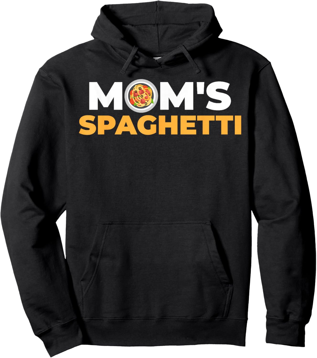 Mom's Spaghetti Noodle Hoodie - Hoodie | Black