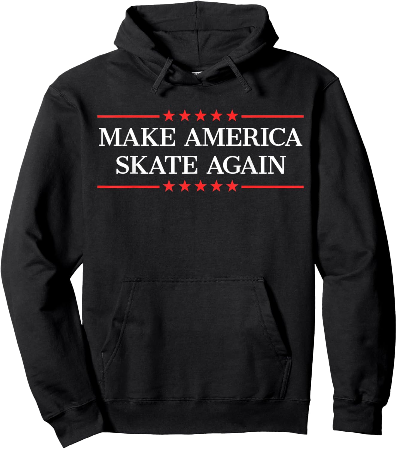 Make America Skate Again Hoodie - Hoodie | Black