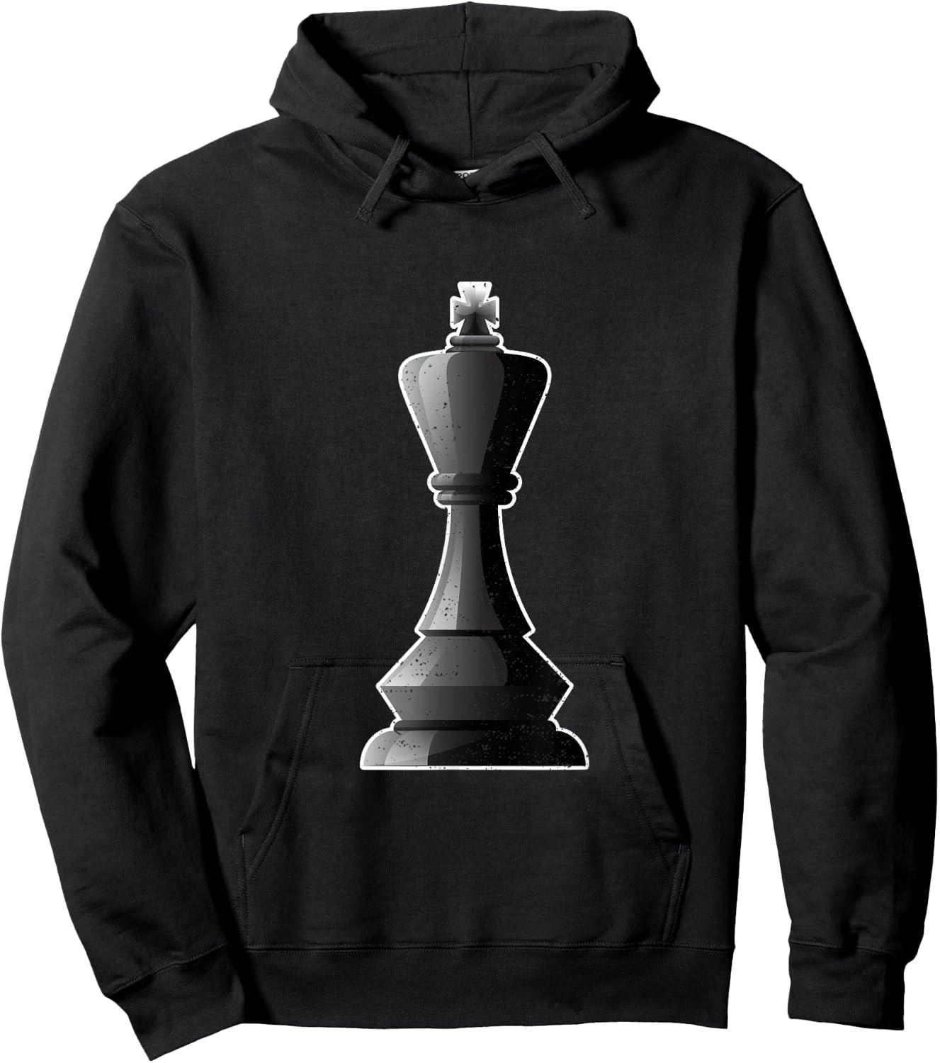 Funny Retro Vintage Chess Women Men King Hoodie - Hoodie | Black