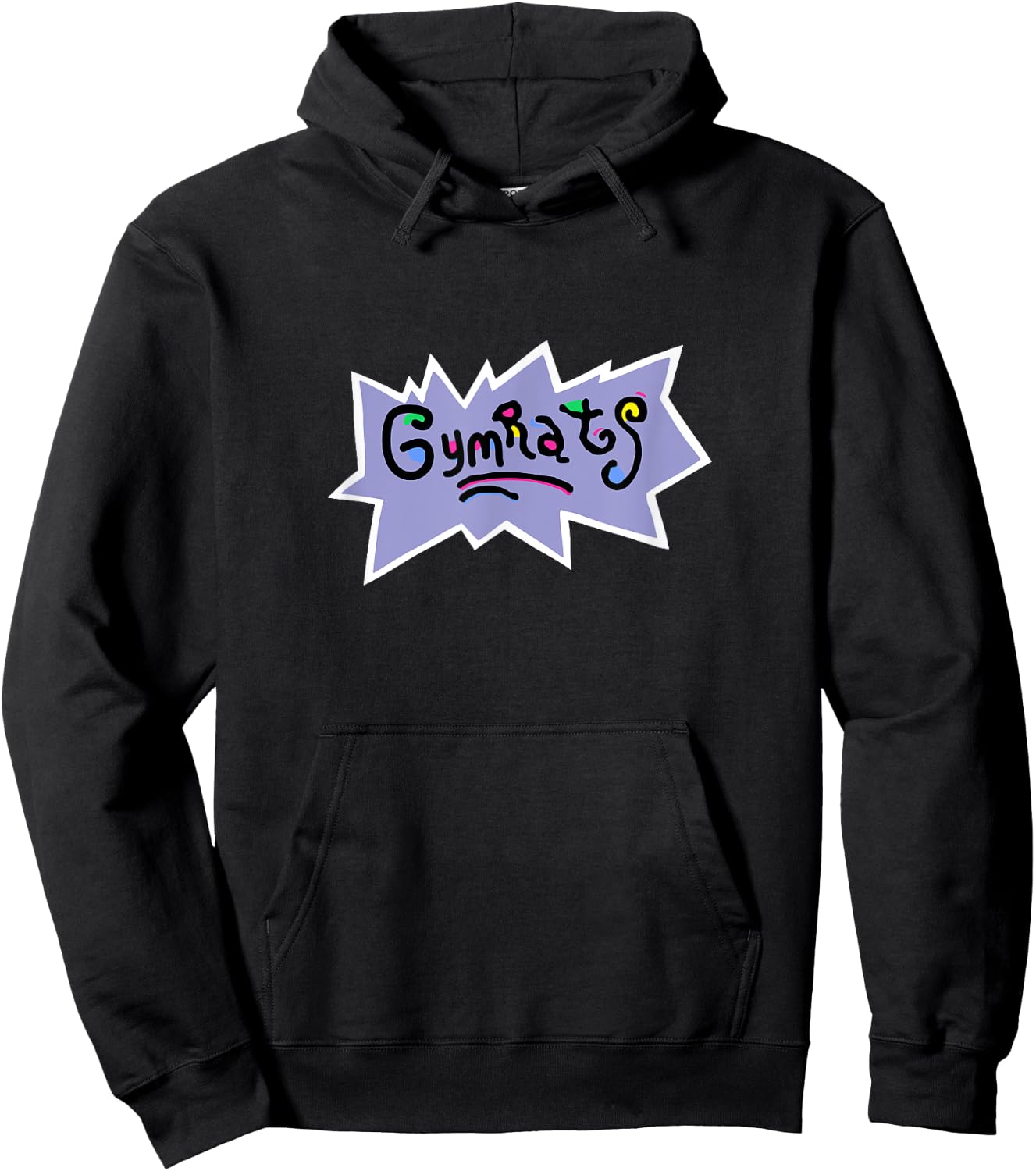 Gym Rat Gymrats Basketball / Workout 90's Shirt Hoodie - Hoodie | Black