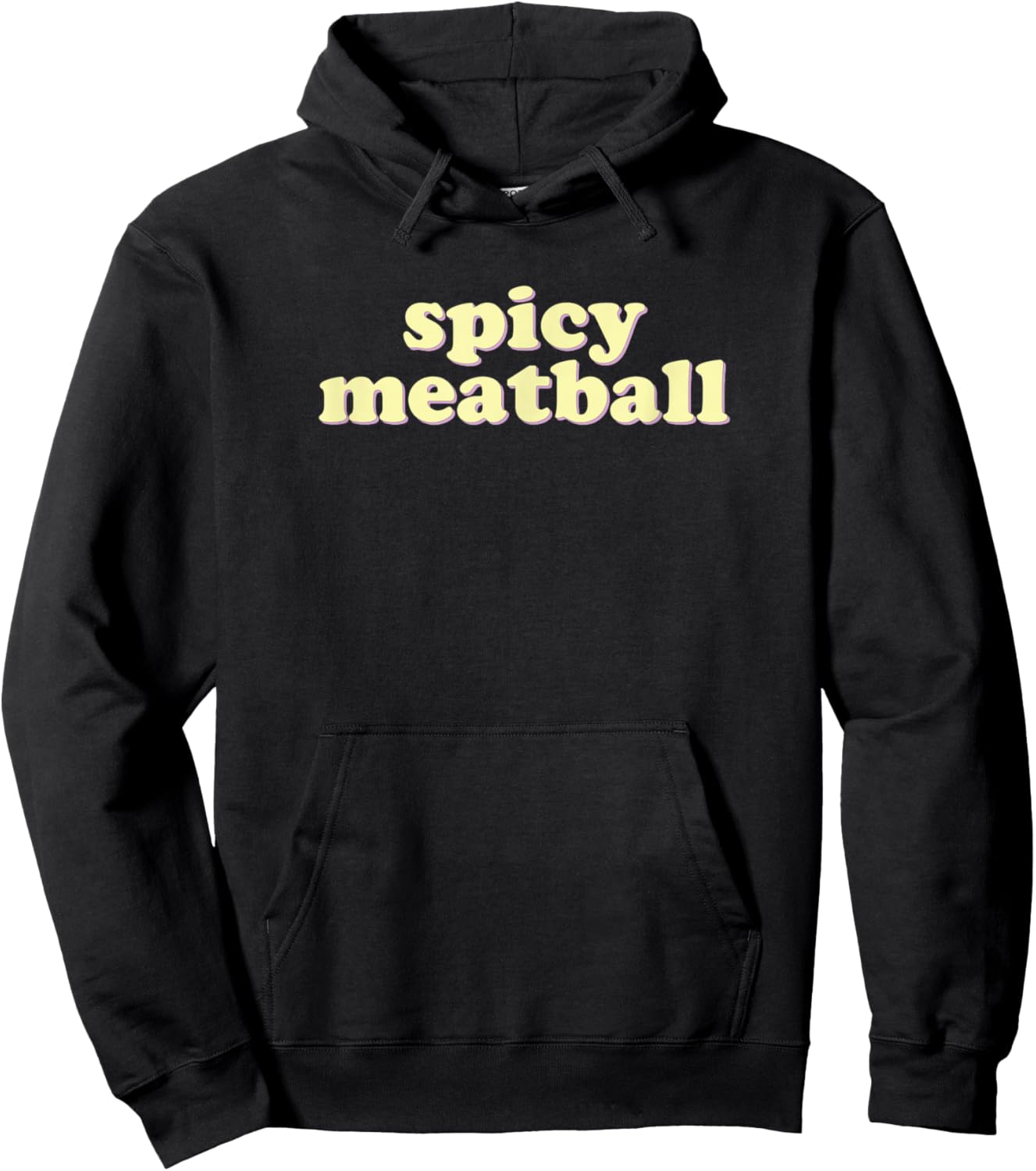Spicy Meatball | funny Italian Hoodie - Hoodie | Black