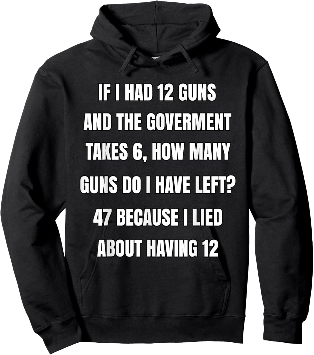 Second Amendment If I Had 12 Guns And The Government Takes 6 Hoodie - Hoodie | Black