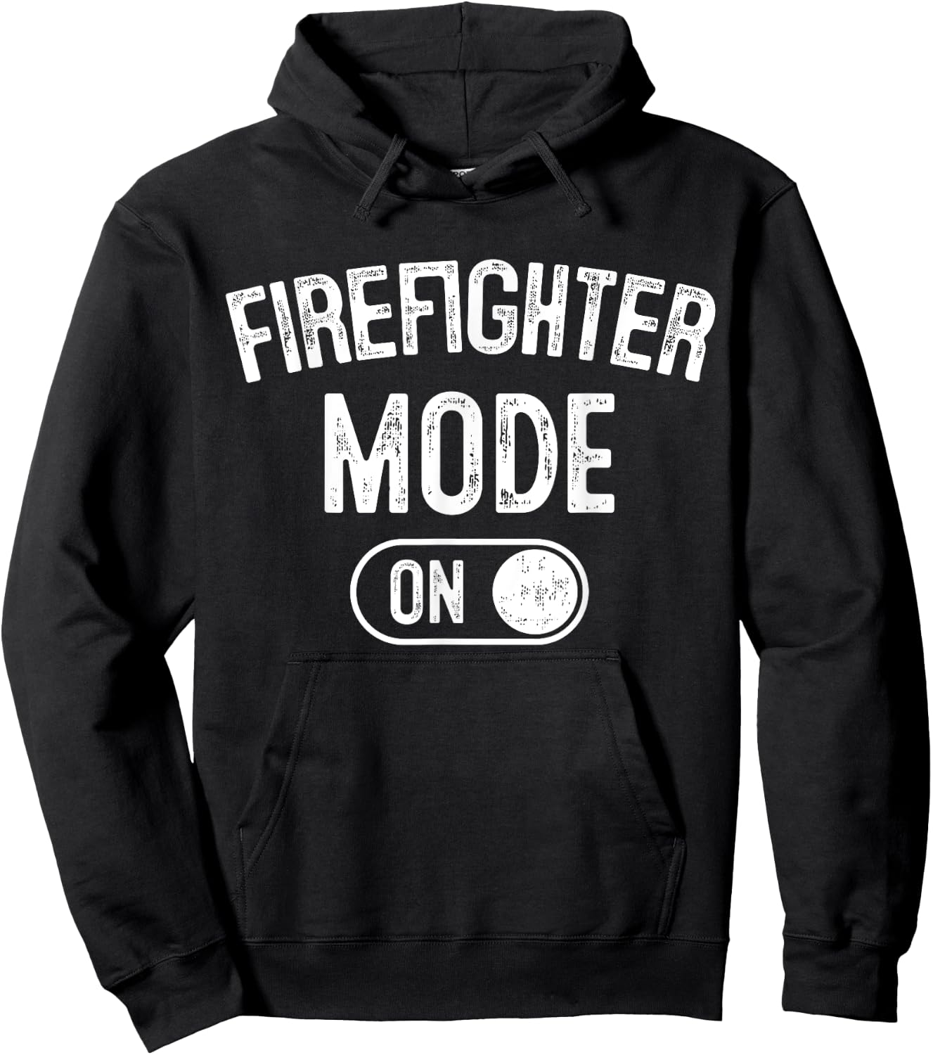 Firefighter Mode On Funny Rescue Gift Fire Inspector Hoodie - Hoodie | Black