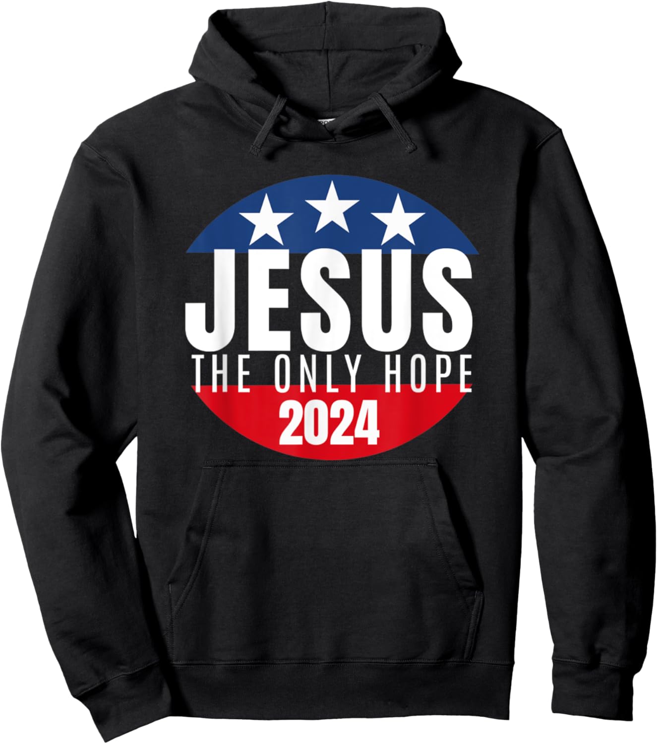 Jesus Christ 2024 Only Jesus Can Save This Nation Hoodie - Hoodie | Black