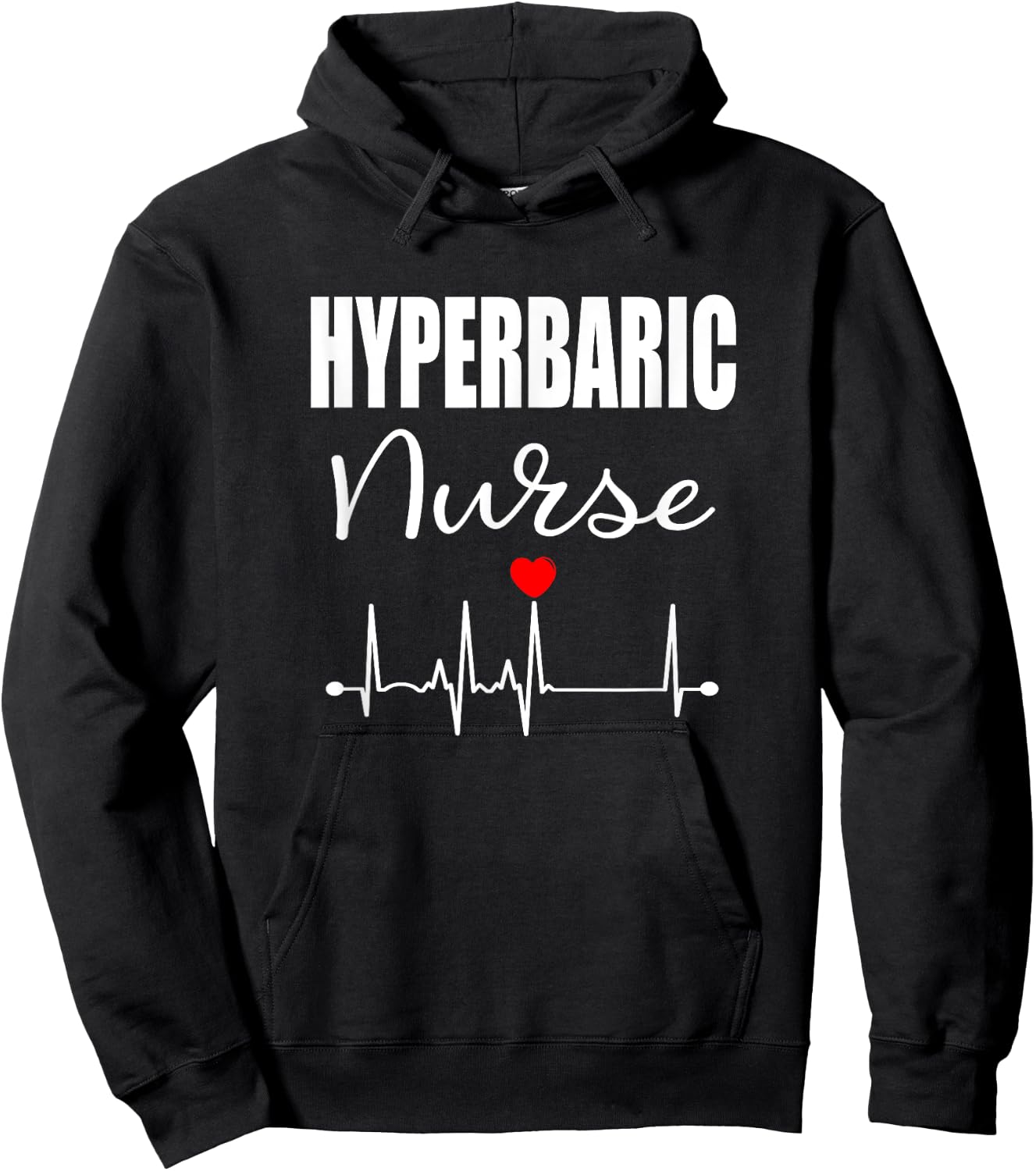 Hyperbaric Nurse RN Hoodie - Hoodie | Black