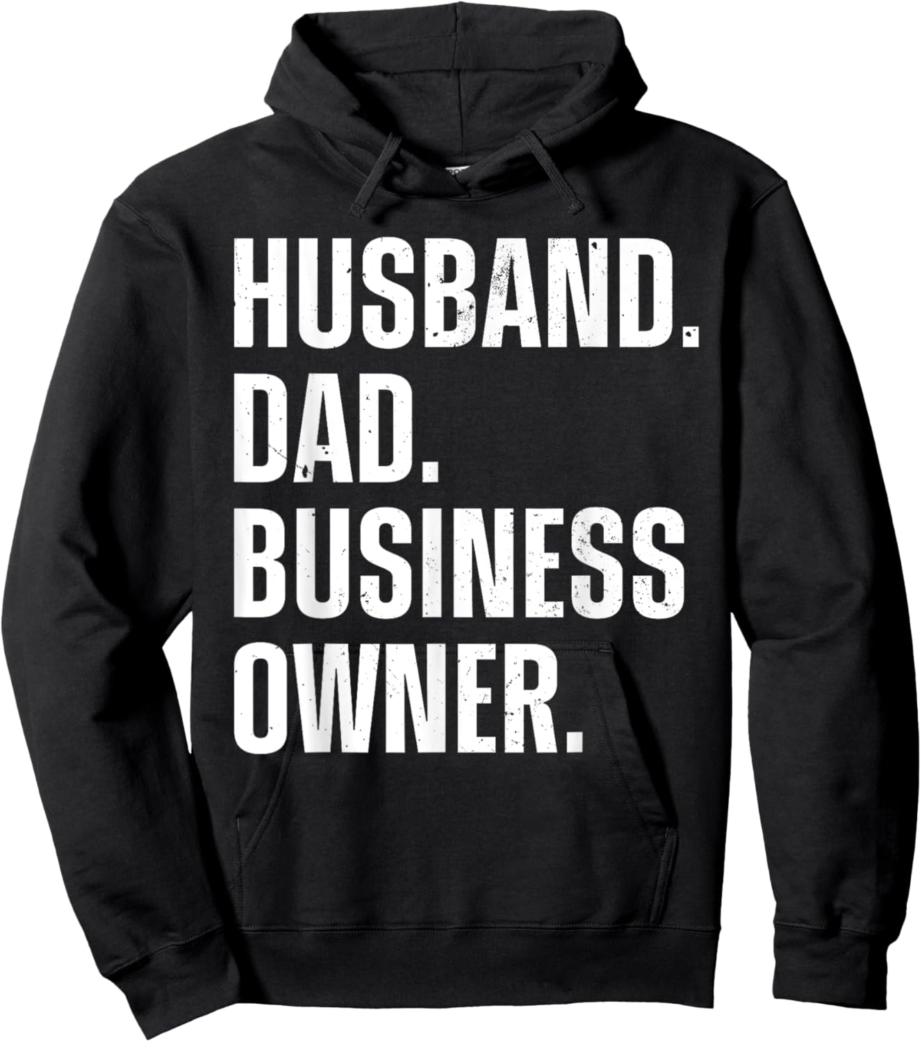 Best Business Owner Art For Husband Dad Small Business Owner Hoodie - Hoodie | Black