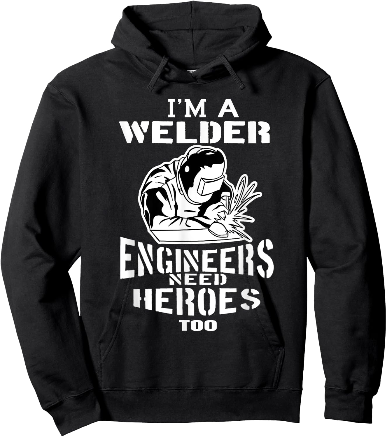 Electro Welding Shirt | Funny MIG Welder Hoodie - Hoodie | Black