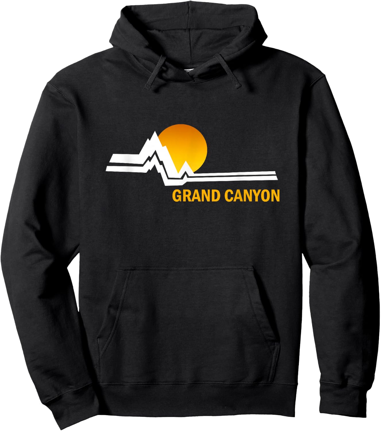 Grand Canyon National Park Mountain Sunset Hoodie - Hoodie | Black