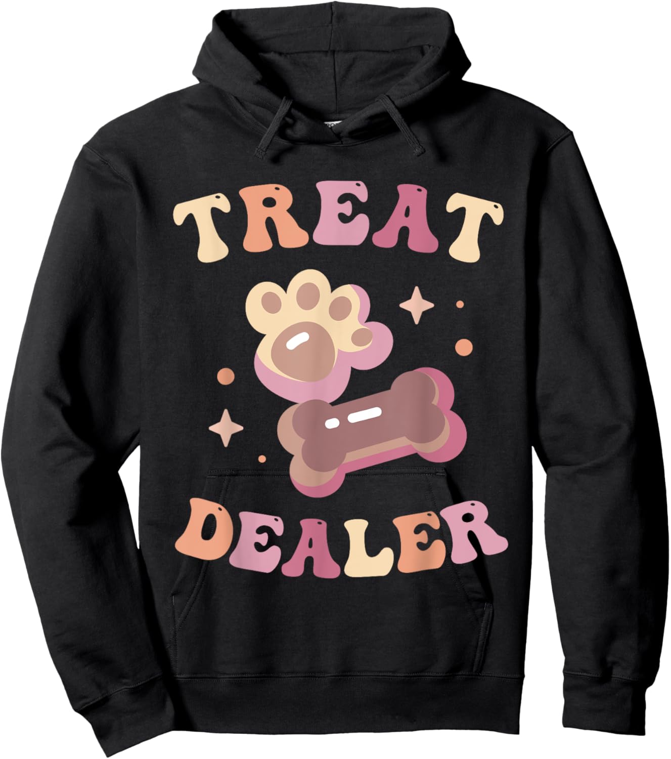 Dog Treat Dealer Funny Dog Training Dog Sitter Boys Girls Hoodie - Hoodie | Black
