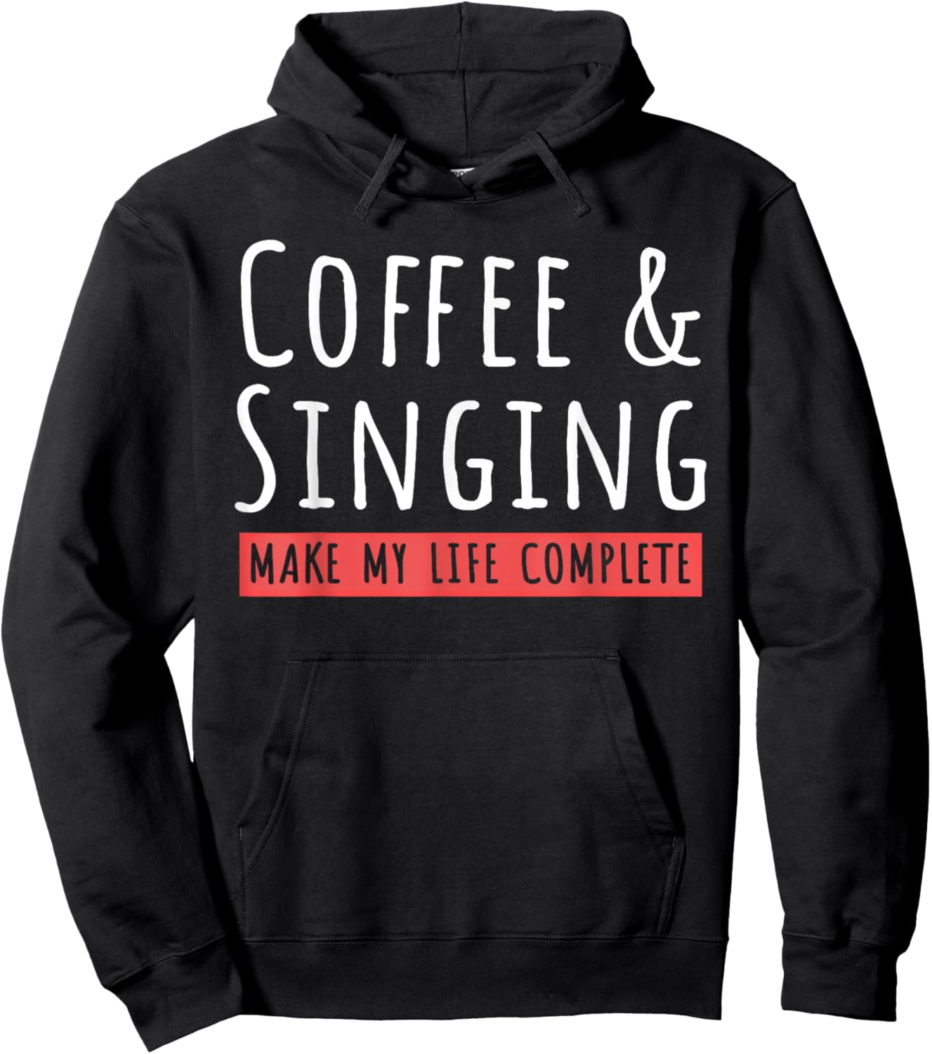 Coffee And Singing Coffee Lovers Country Music Singer Hoodie - Hoodie | Black