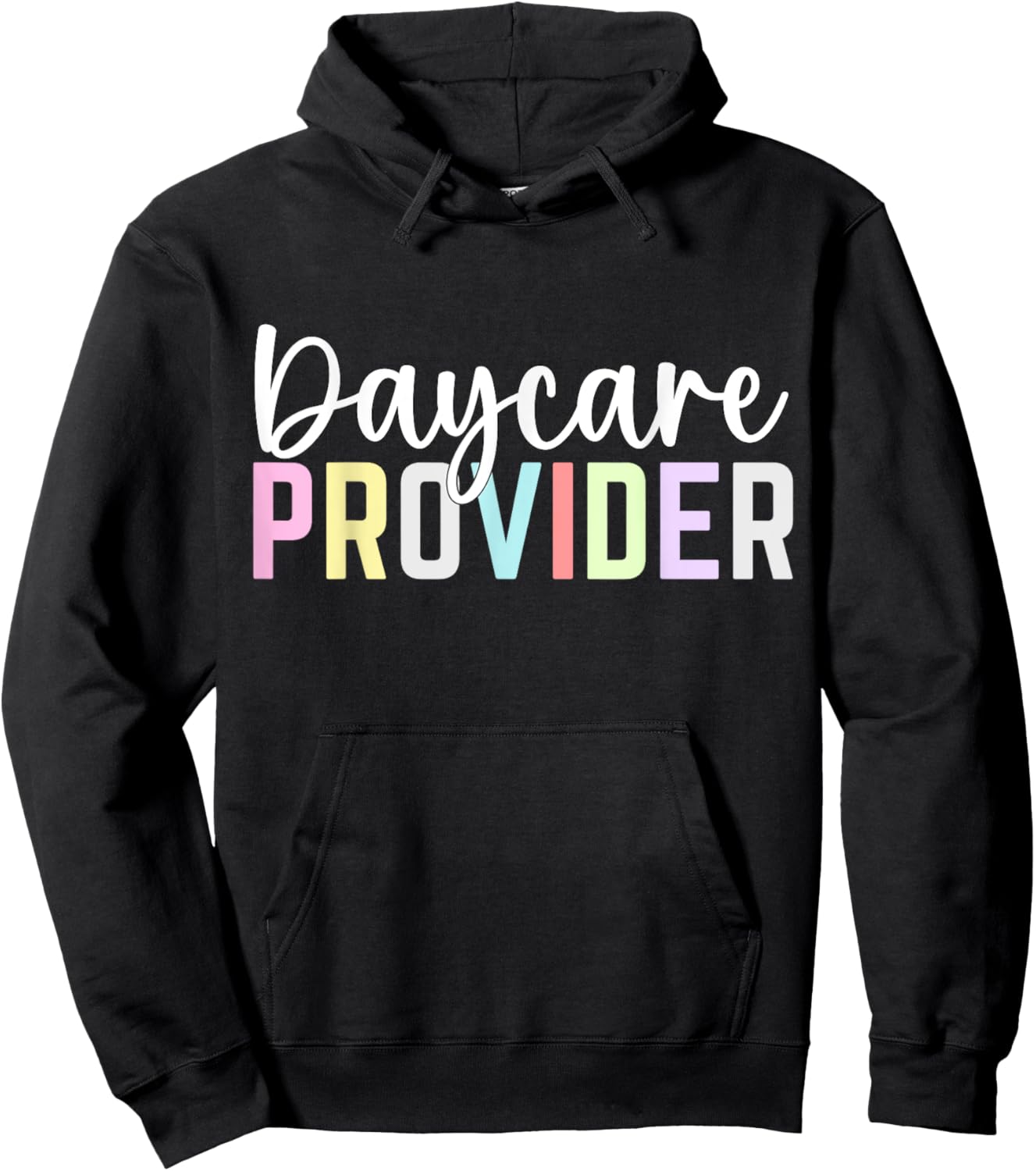 Thank You Licensed Daycare Provider Woman Assistant Daycare Hoodie - Hoodie | Black