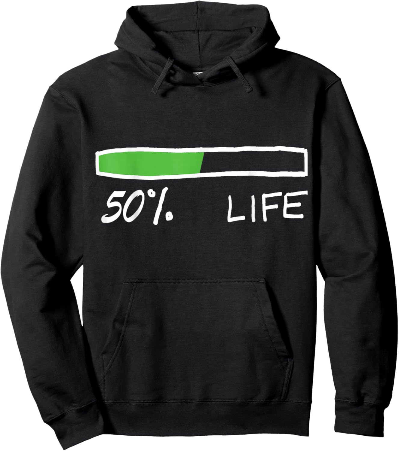 Nas Daily 50% Life Hoodie - Hoodie | Black