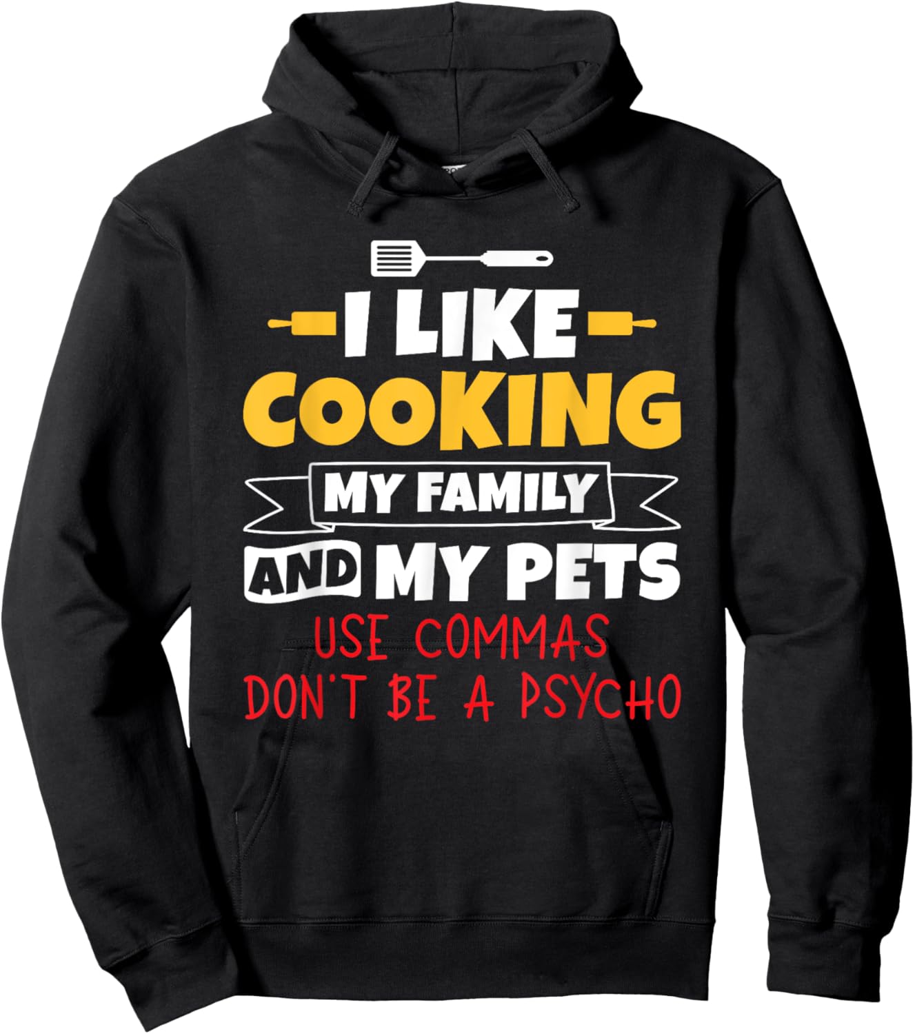 Funny I Like Cooking Grammar Teacher English Teacher Hoodie - Hoodie | Black