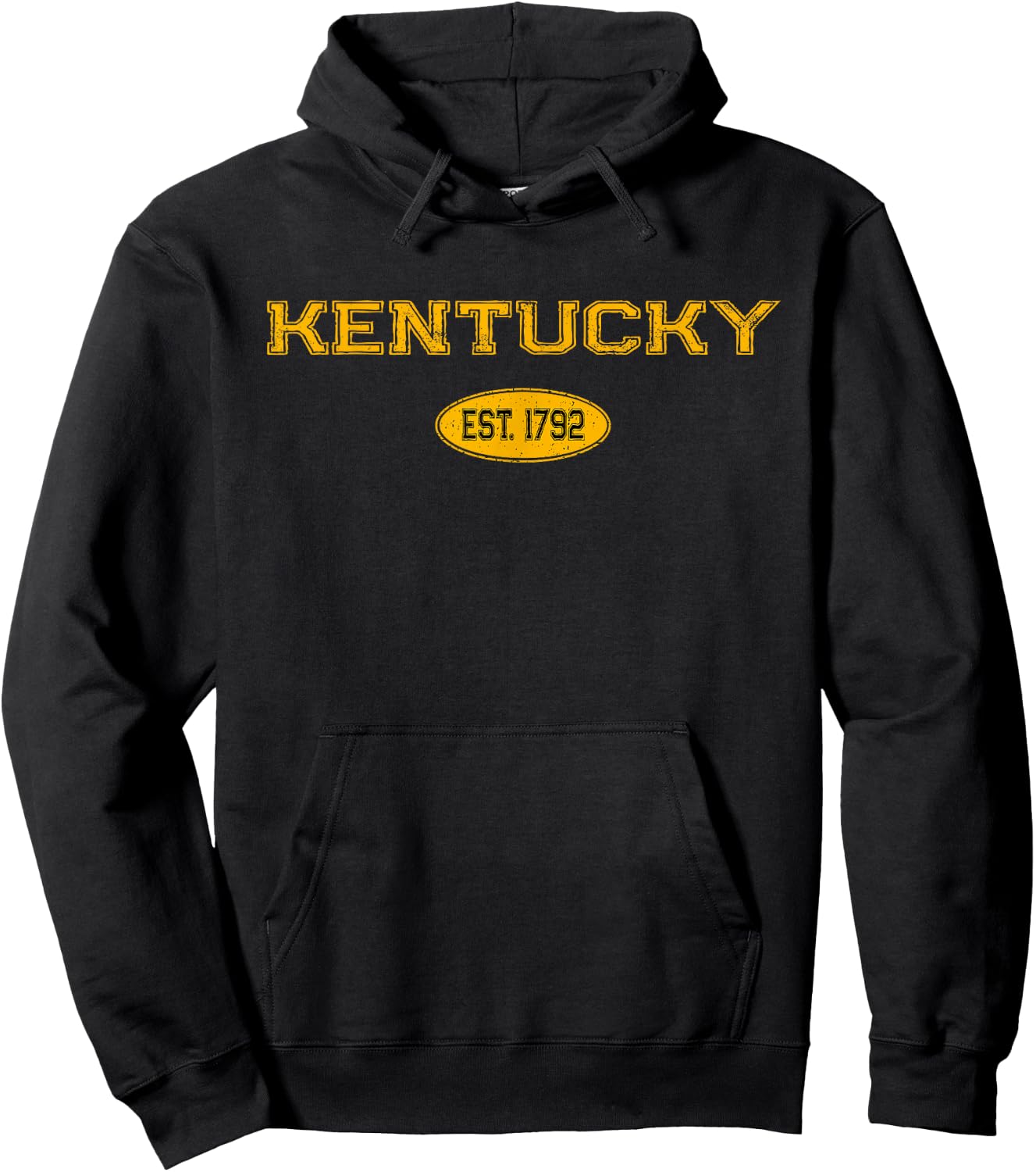 Kentucky KY Souvenir Love Vintage Established Est State Hoodie - Hoodie | Black