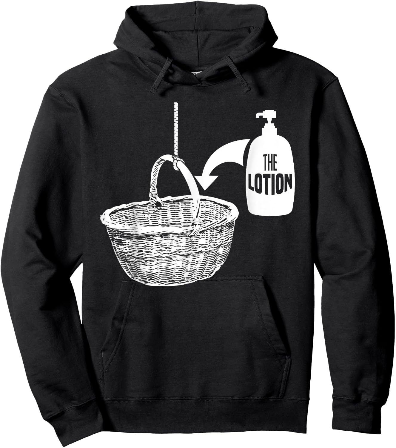 Put The Lotion in The Basket Creepy Halloween Torture Hoodie - Hoodie | Black
