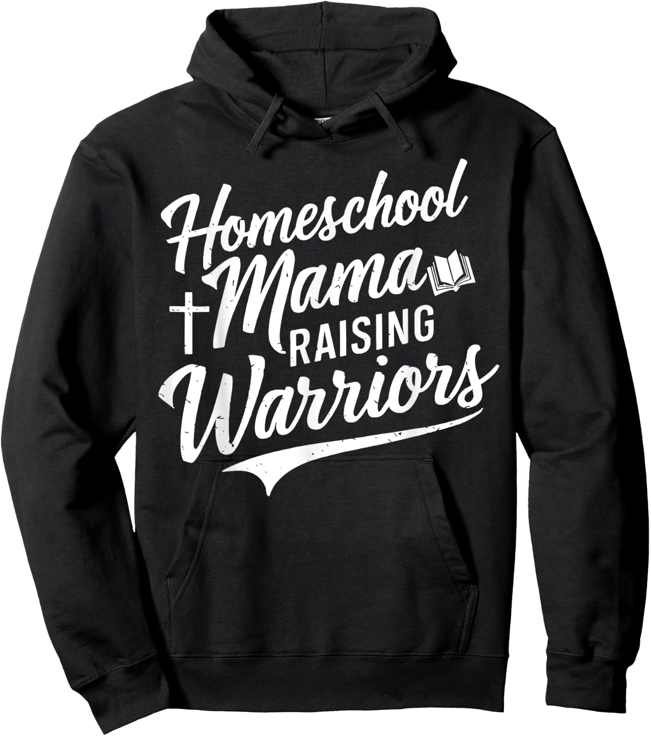 Homeschool Mama Raising Warriors Hoodie - Hoodie | Black