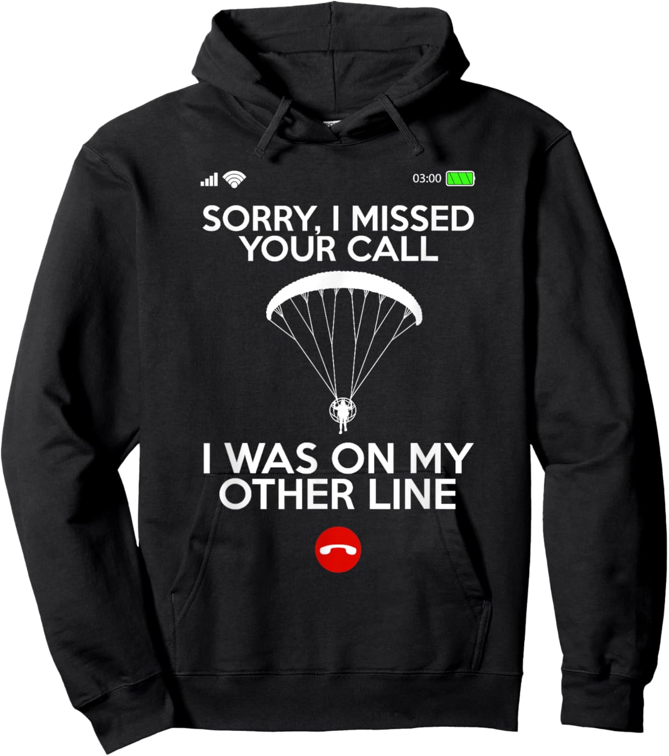Cool Paramotor Art Women PPG Paragliding Paramotor Hoodie - Hoodie | Black