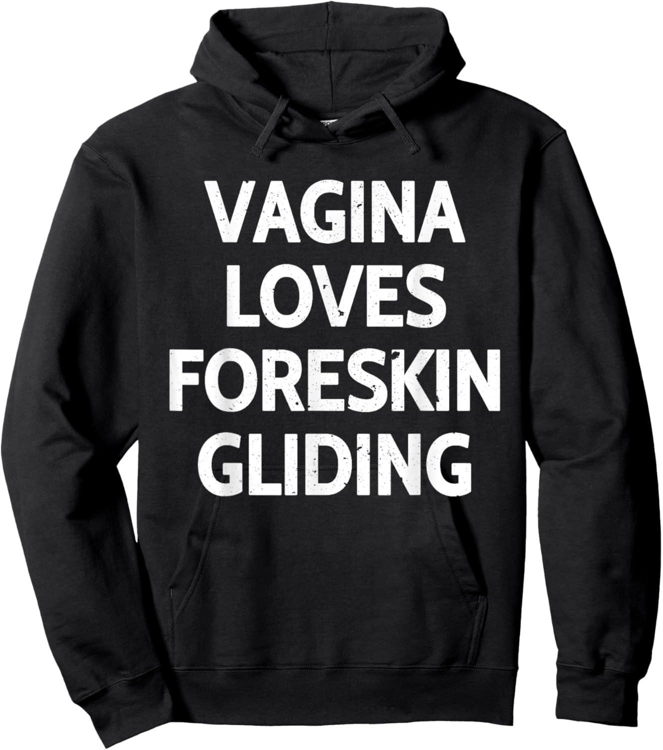 Vagina Loves Foreskin Gliding Apparel Hoodie - Hoodie | Black