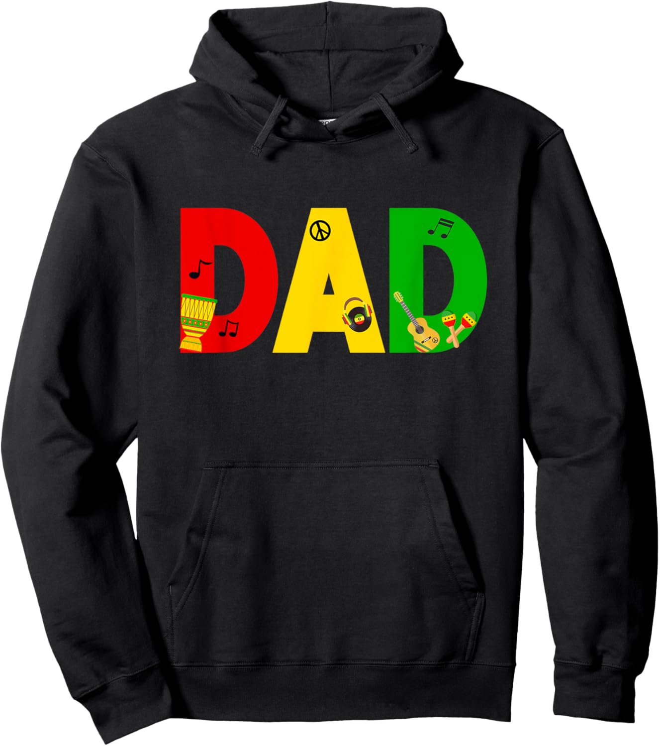 1st Birthday Jamaica King Party Theme Outfit One Year Old Hoodie - Hoodie | Black