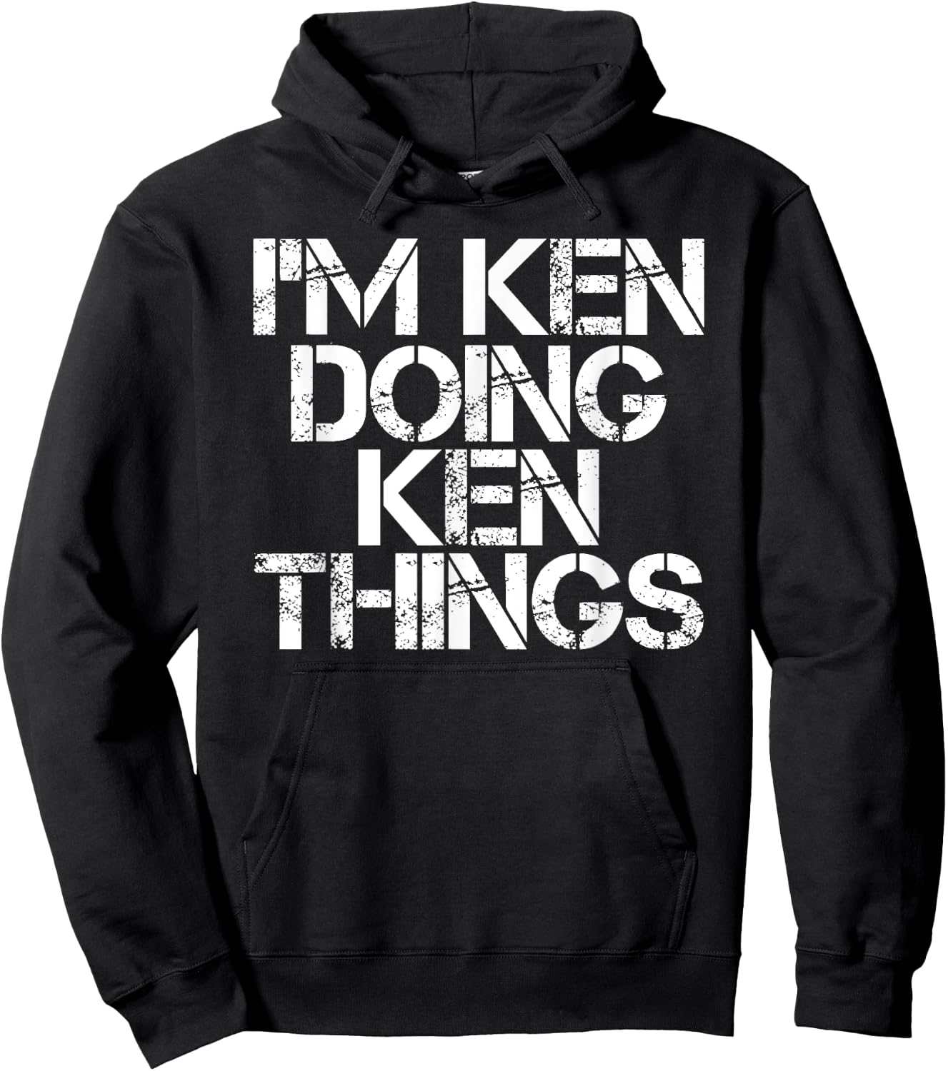 I'M KEN DOING KEN THINGS Shirt Funny Christmas Gift Hoodie - Hoodie | Black