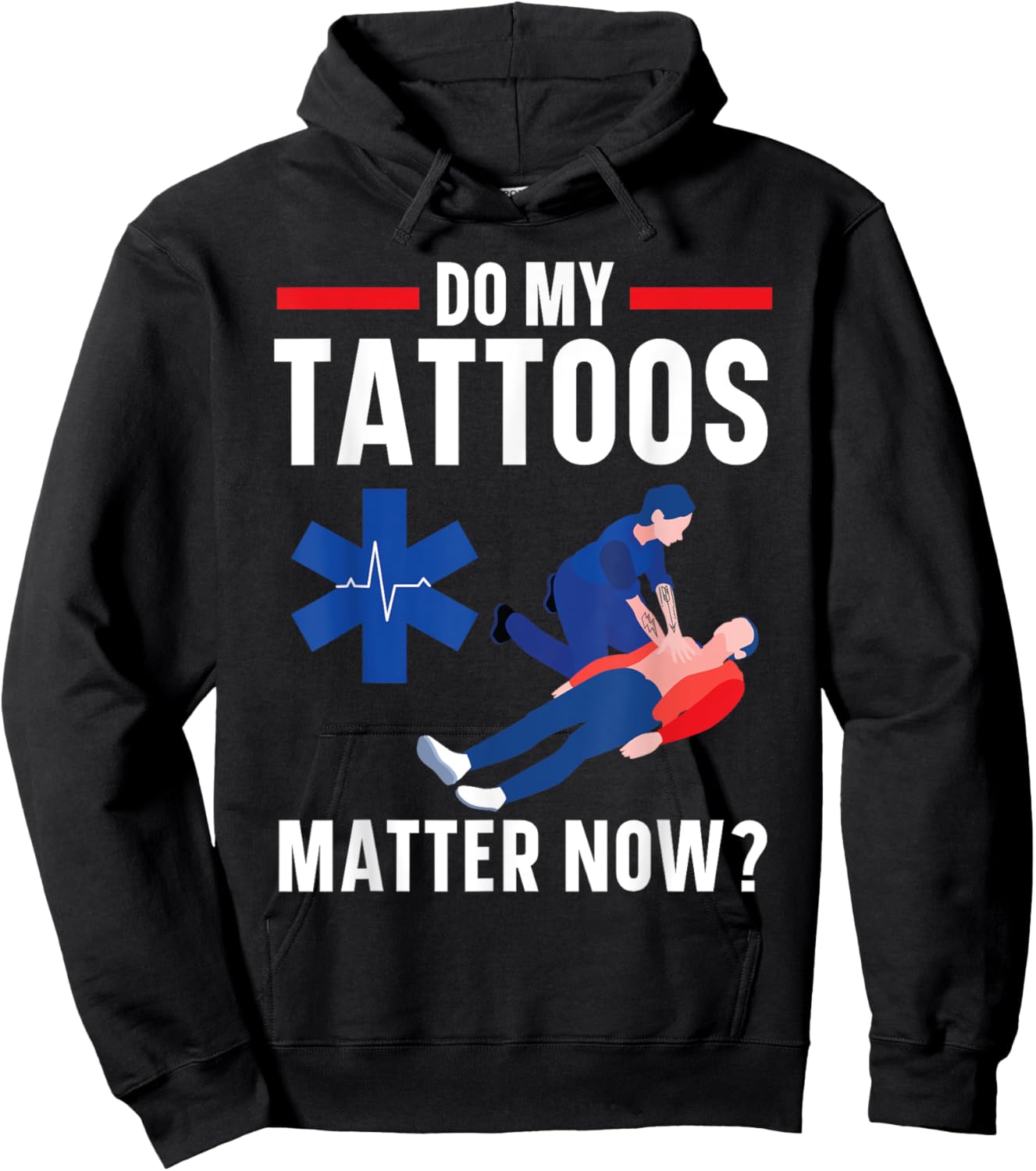 Emergency Medical Technician Healthcare EMT Paramedic Hoodie - Hoodie | Black