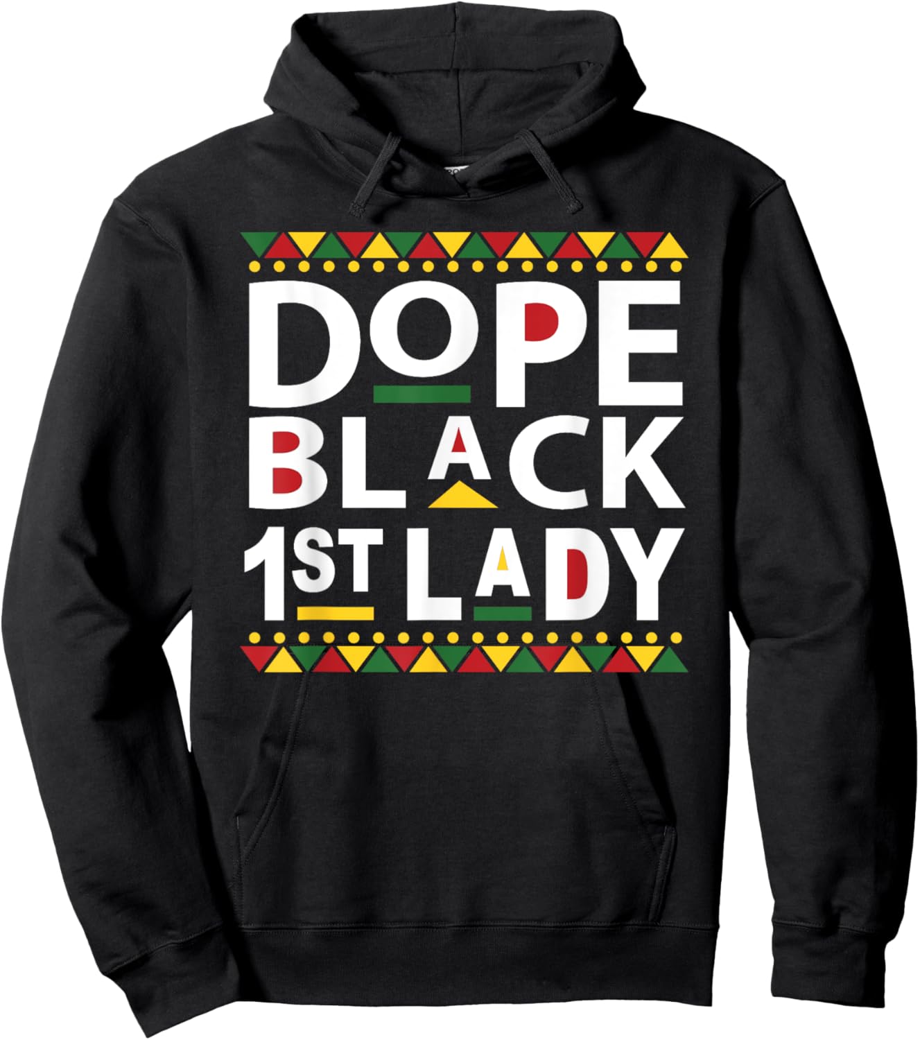 Black Pastor's Wife First Lady Black History Month Gift Hoodie - Hoodie | Black