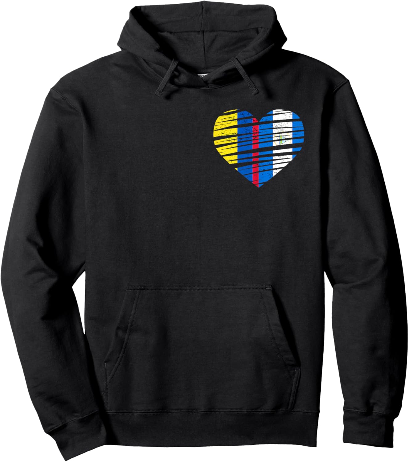 Nicaragua Flag Colombia Grown Hearts Nicaraguan Colombian Fl Hoodie - Hoodie | Black