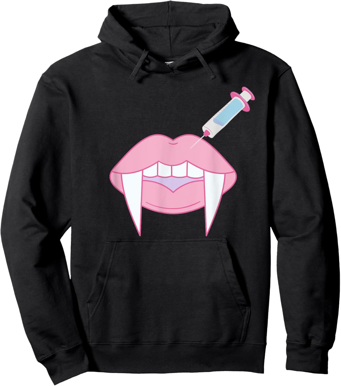 Cute Botox Lip Filler Nurse Injector Esthetician Halloween Hoodie - Hoodie | Black
