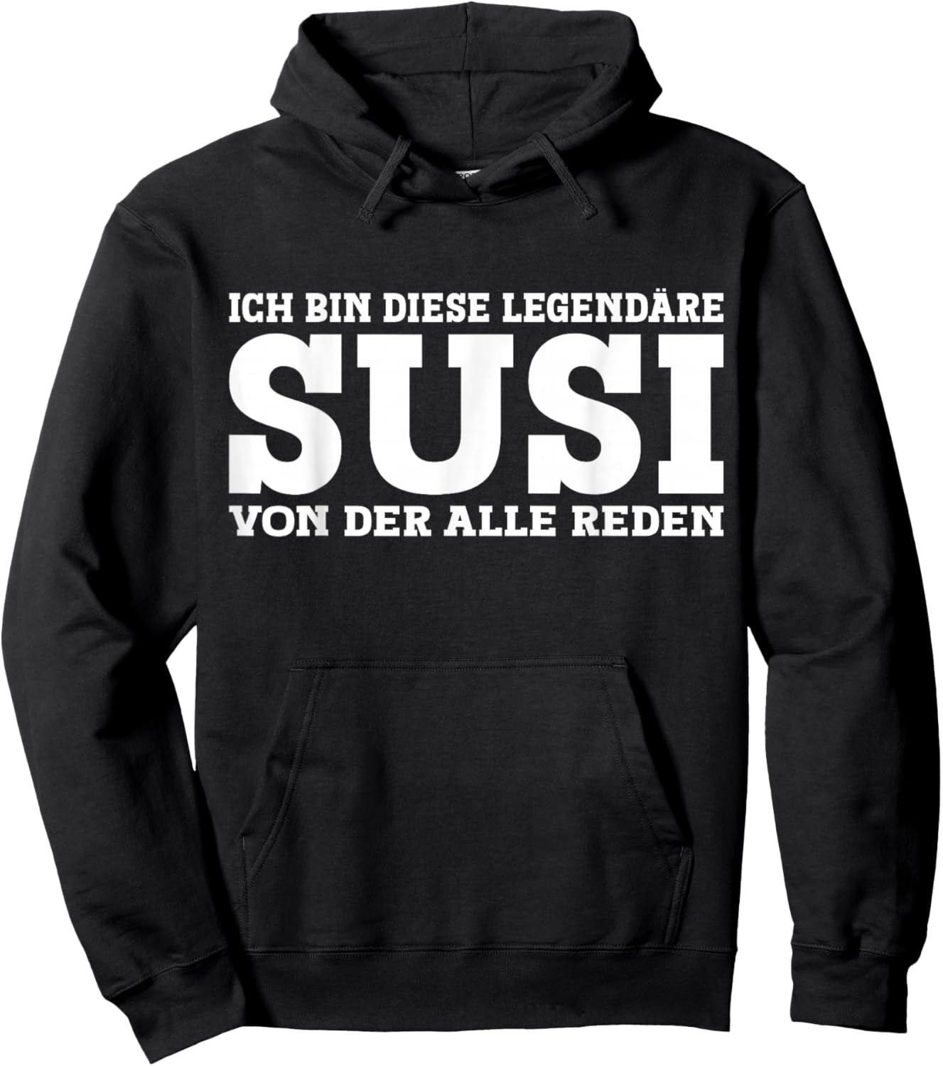 Susi - Lustiges Vorname Frauen Namen Spruch Susi Hoodie - Hoodie | Black