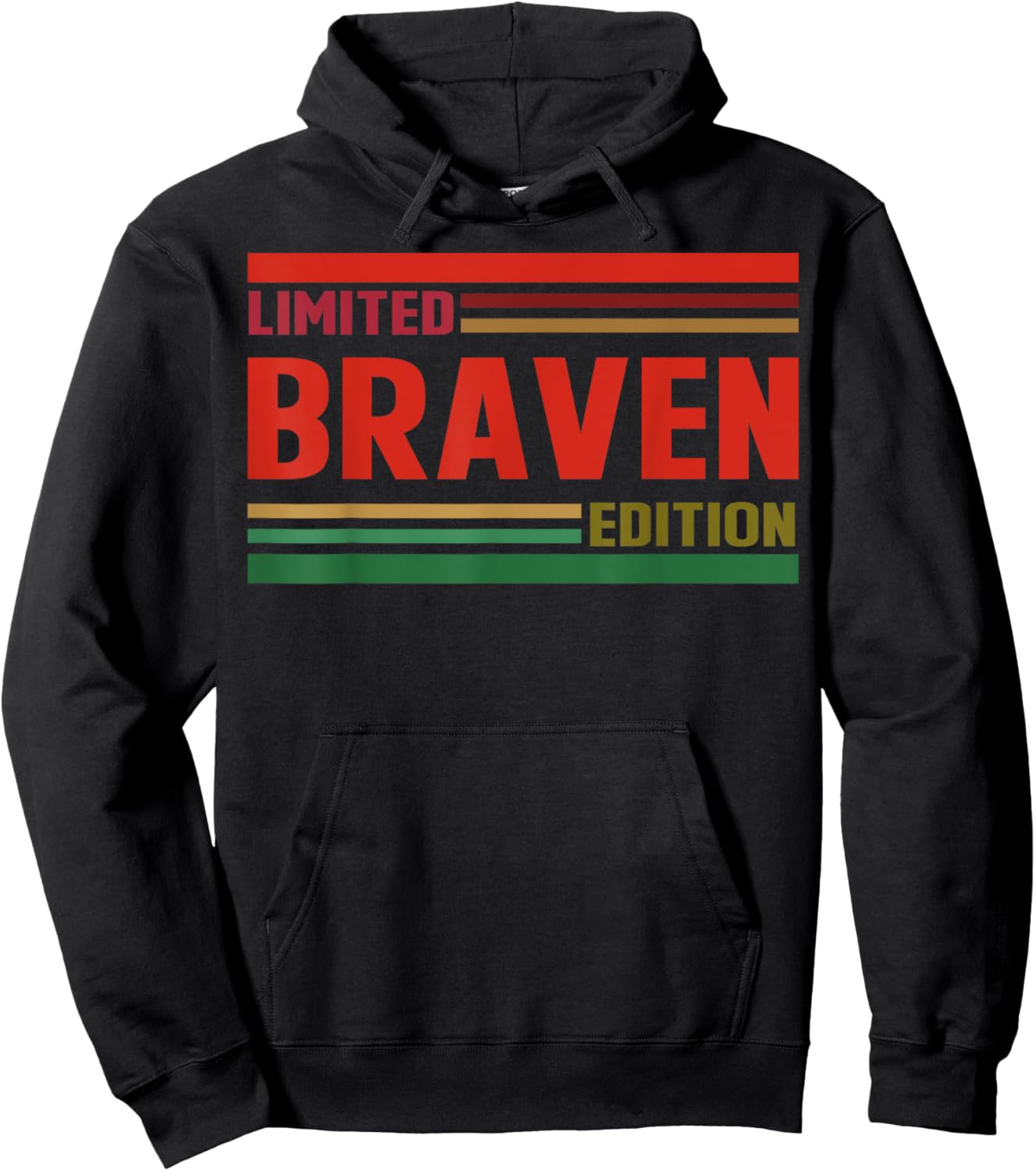 BRAVEN Limited Edition Shirt BRAVEN Name Personalized Hoodie - Hoodie | Black