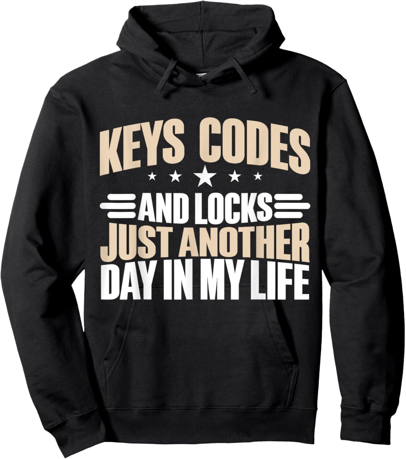 Key Codes and Locks just another Day in my Life Locksmith Hoodie - Hoodie | Black