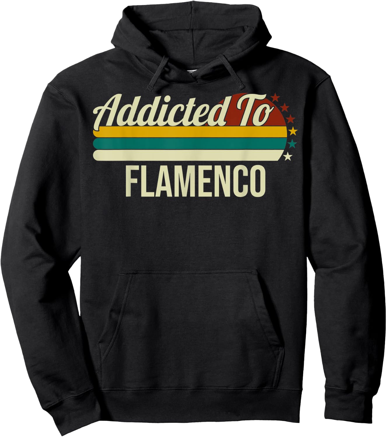 Addicted To Flamenco - Spain Folk Music Dance Flamenco Lover Hoodie - Hoodie | Black