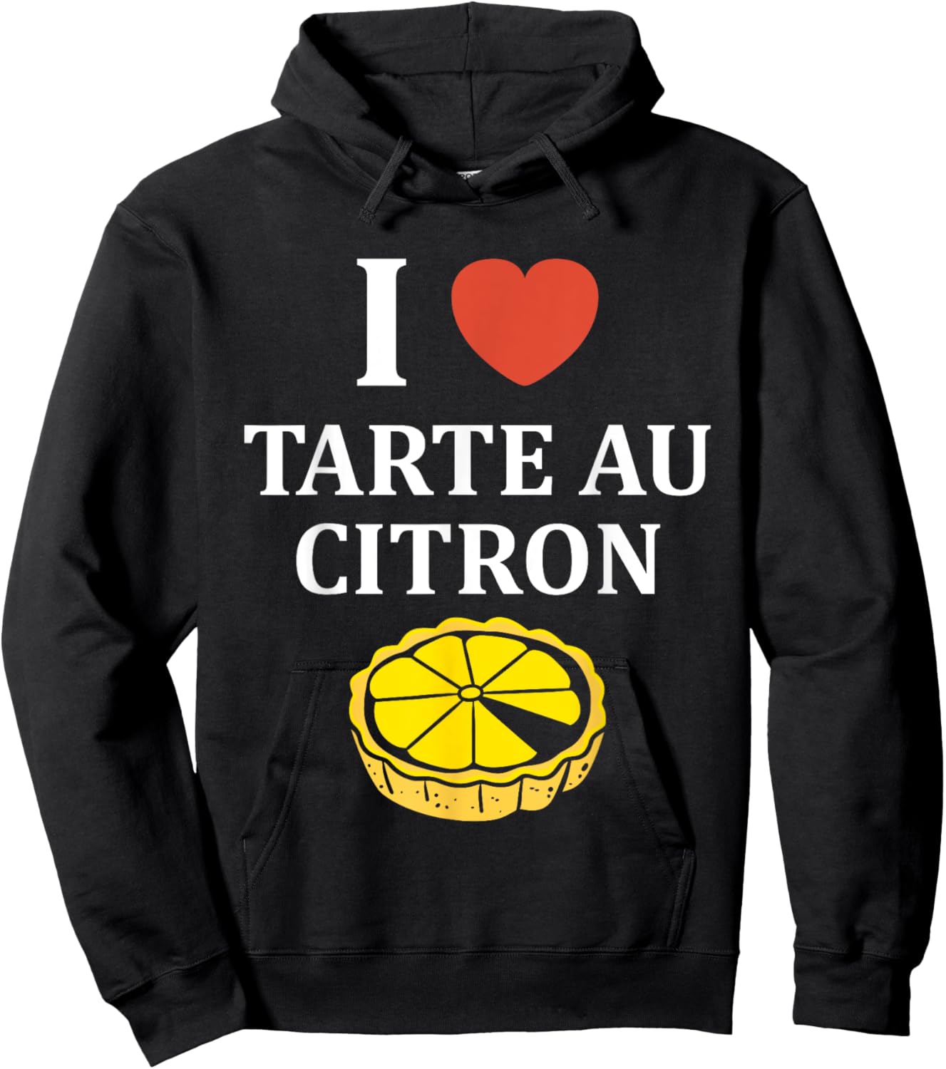Humor Lemon Pies Cake i Love Lemon Pie Hoodie - Hoodie | Black