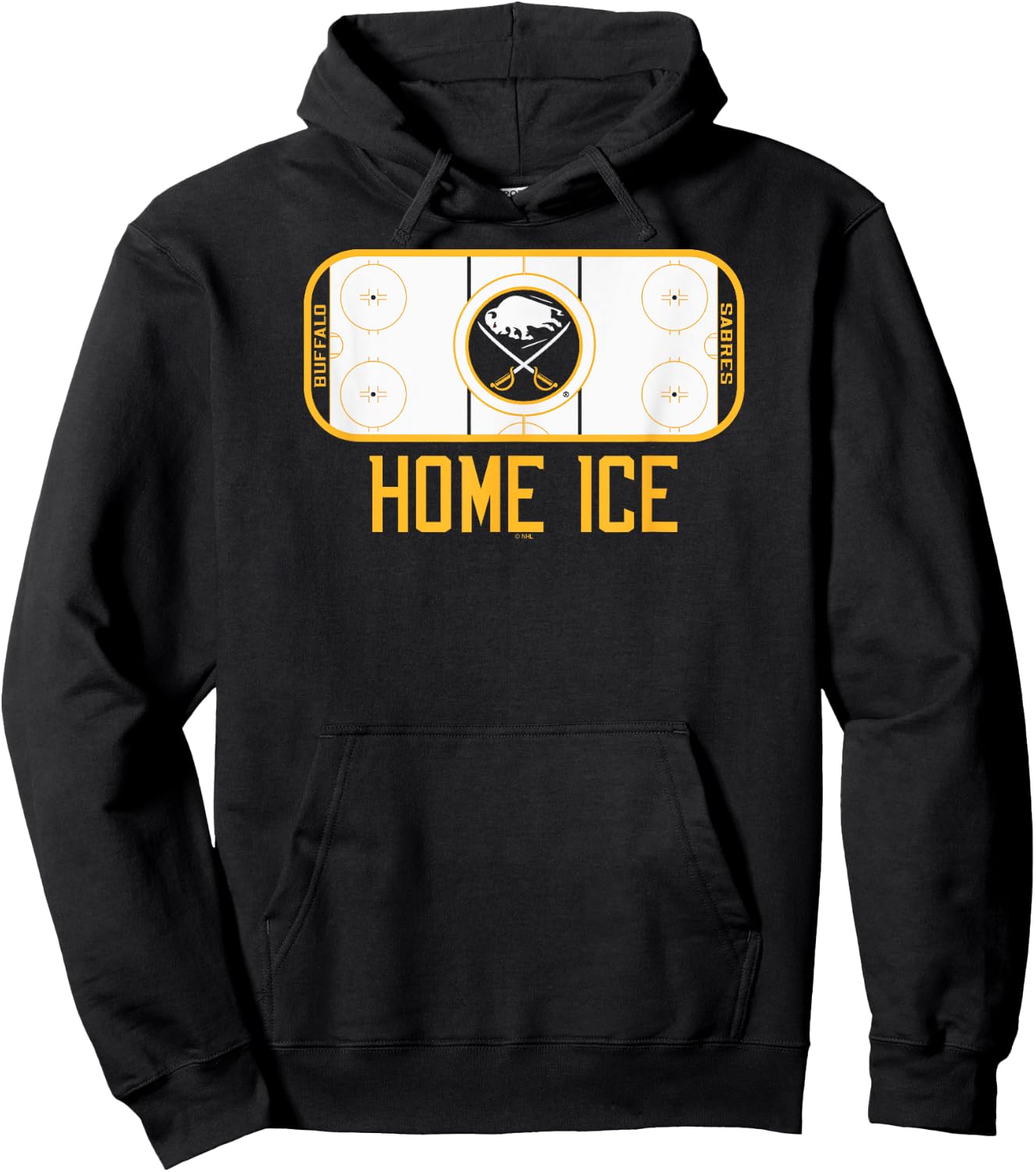 Buffalo Sabres Home Ice Blue Officially Licensed Hoodie - Hoodie | Black