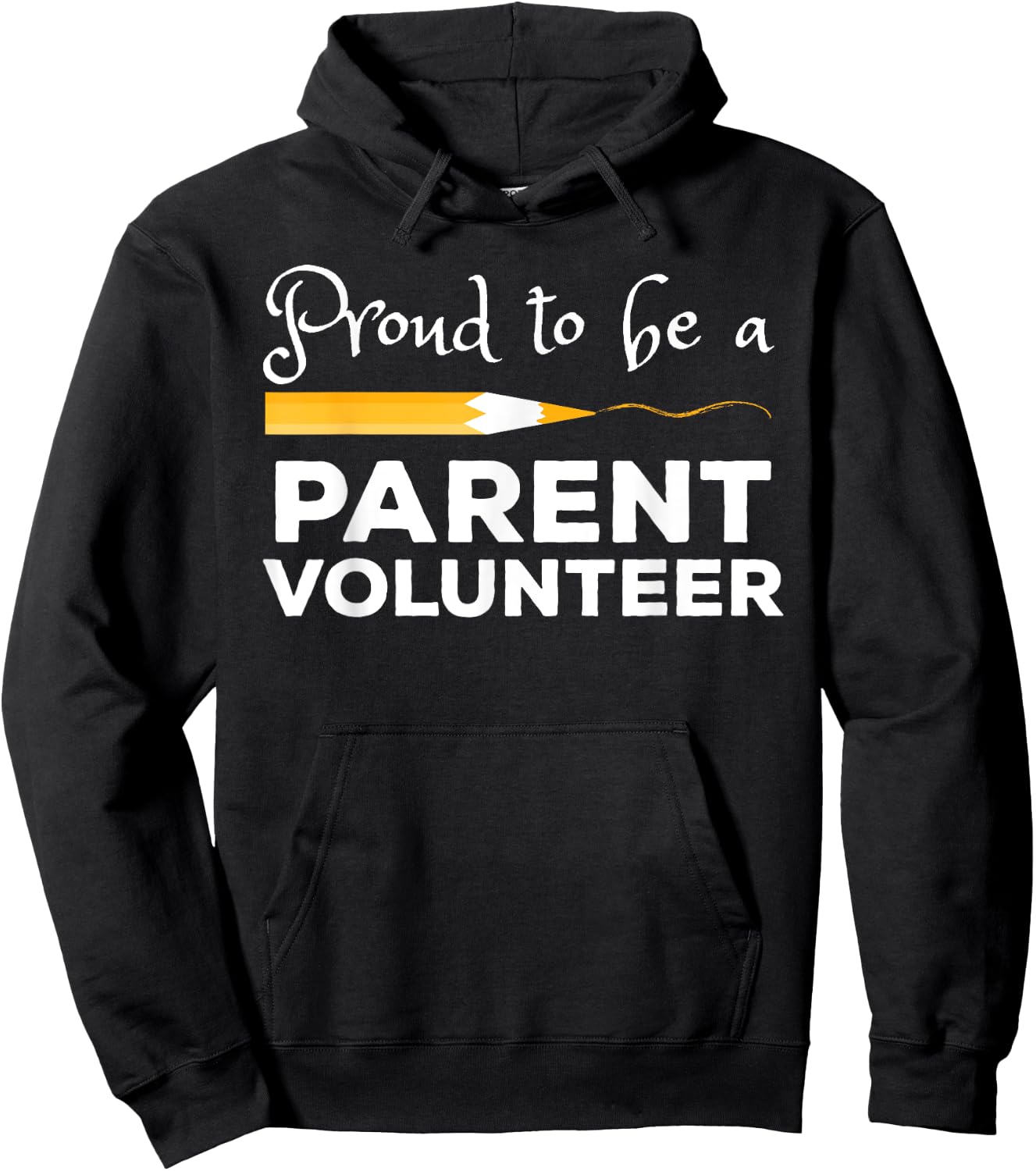 Volunteer Parent print School Chaperone Staff Hoodie - Hoodie | Black