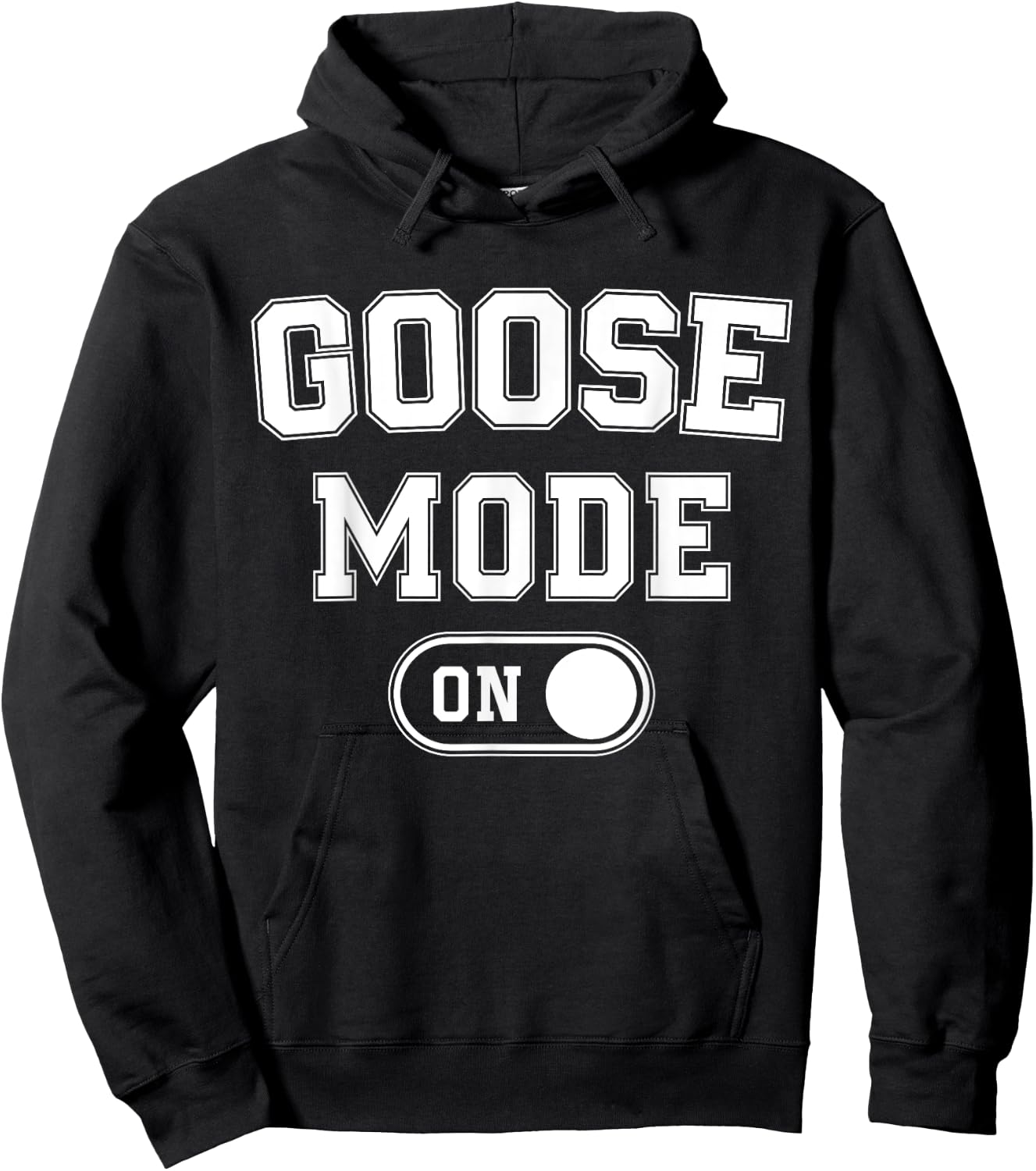 Goose Mode On Costume Funny Honk Squad Gift Animal Lover Hoodie - Hoodie | Black