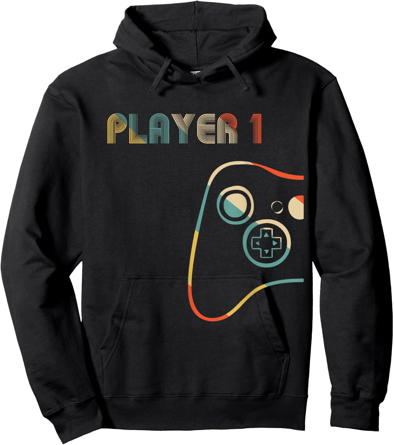 Matching Gamer Couple Player 1 Player 2 Hoodie - Hoodie | Black