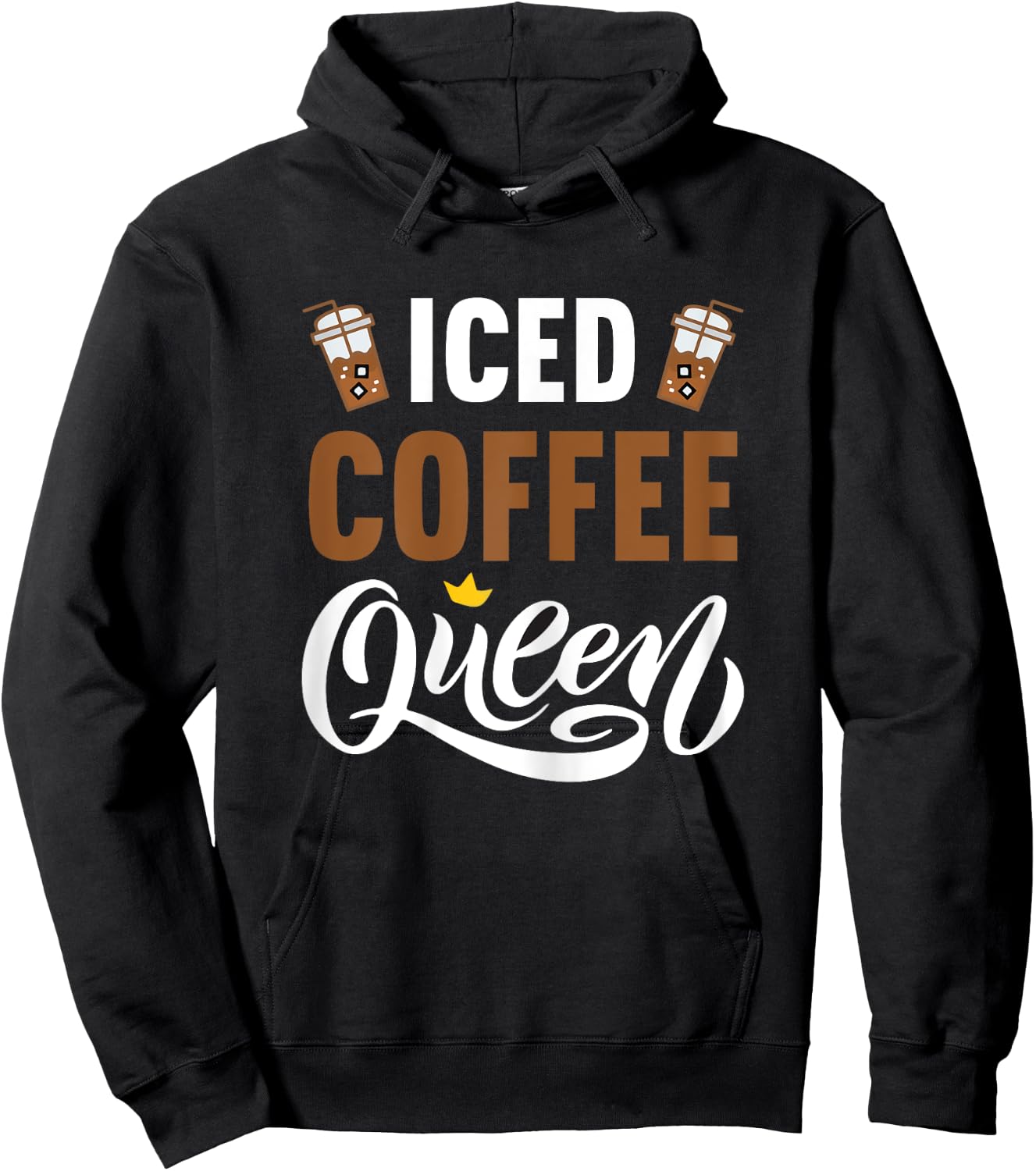 Iced Coffee Queen Hoodie - Hoodie | Black