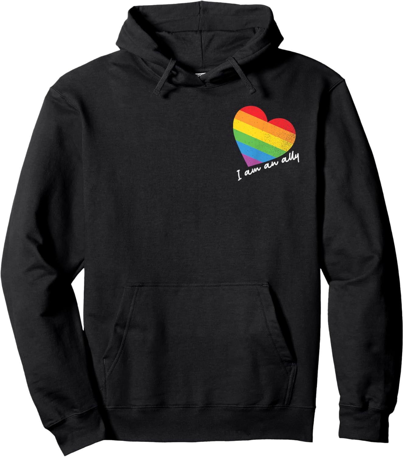 Ally Rainbow Heart Pride CSD-Party für Schwule Lesben und Queer LGBTQ+ Hoodie - Hoodie | Black