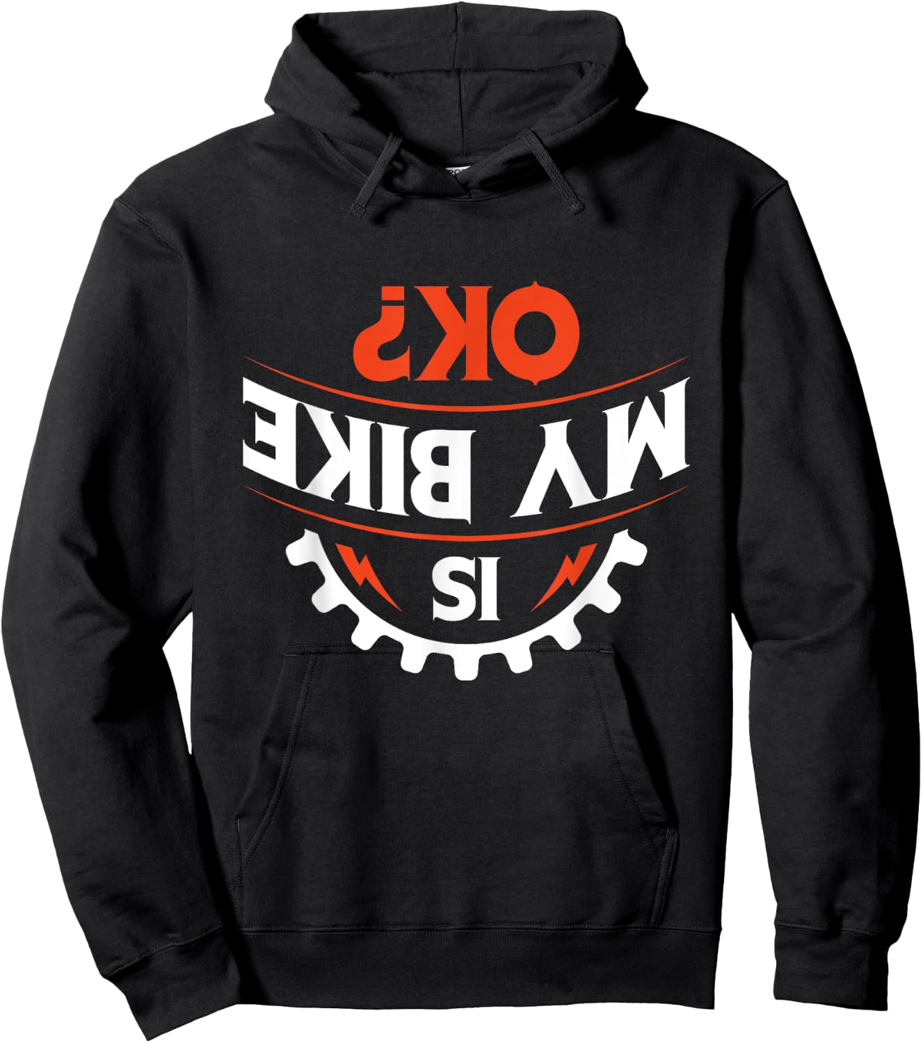 Is my bike OK? - Funny Motorcycle and Biker Gift Hoodie - Hoodie | Black