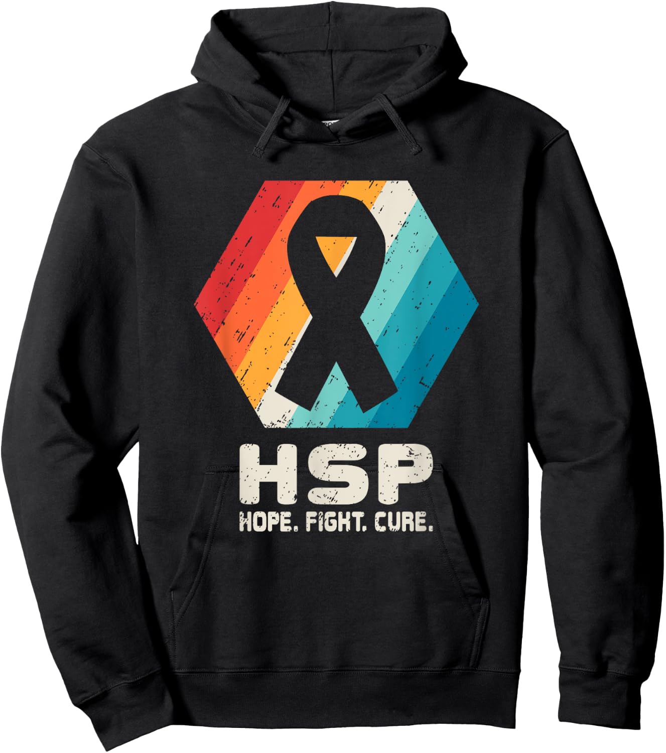 Hereditary Spastic Paraparesis T Shirt HSP Awareness Gift Hoodie - Hoodie | Black