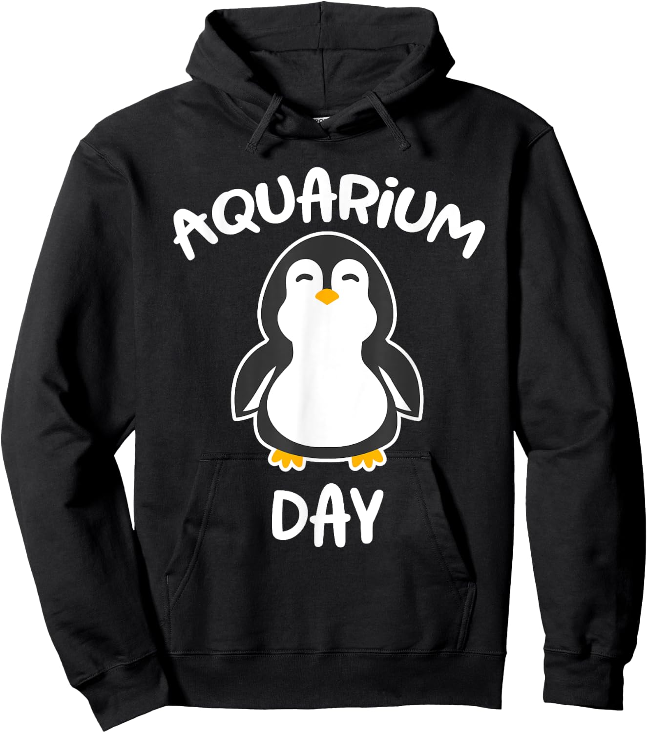 Aquarium Day Penguin - Cute Aquarium School Trip Hoodie - Hoodie | Black