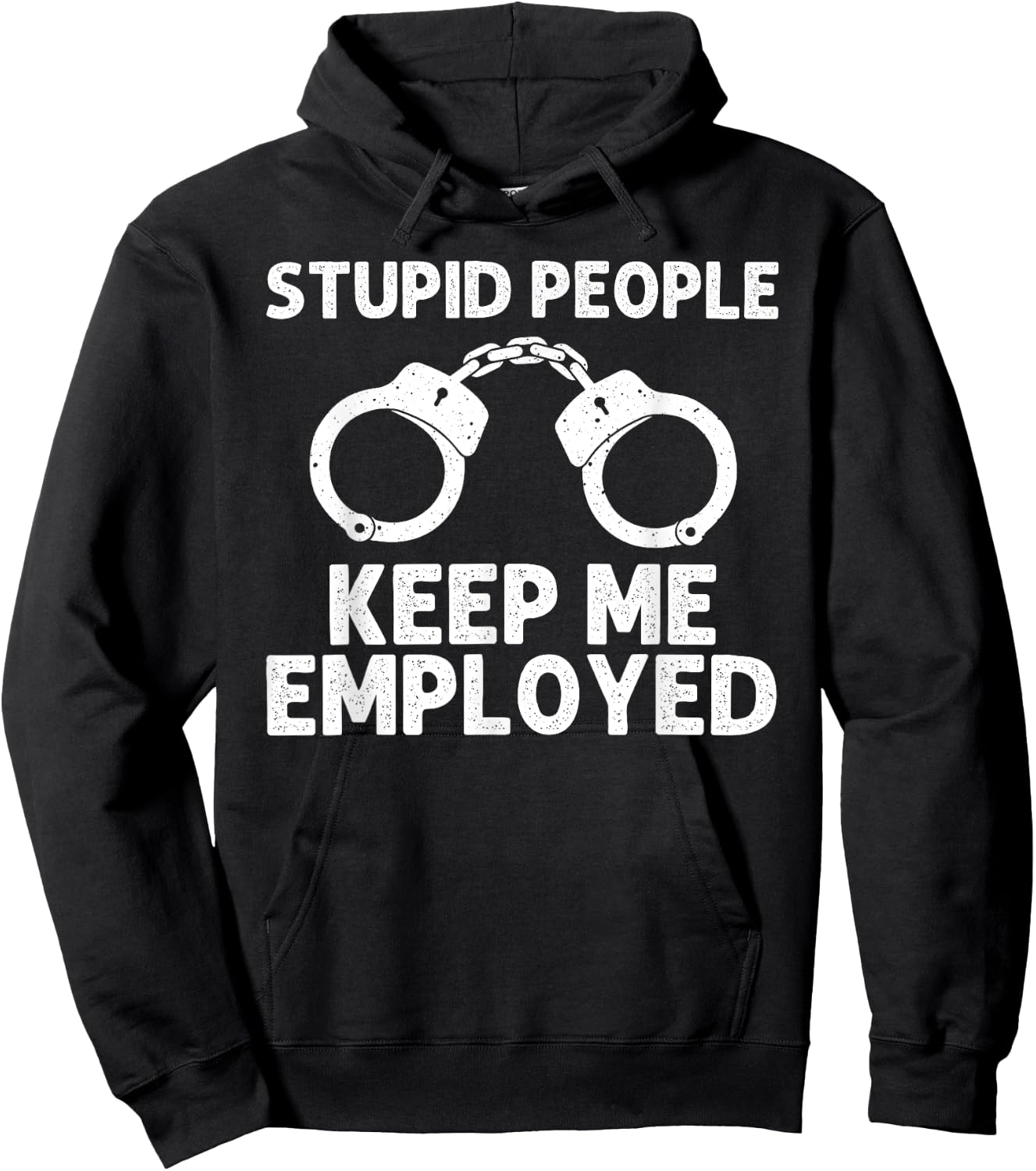 Funny Cop Design Women Police Officer Policeman Cop Hoodie - Hoodie | Black