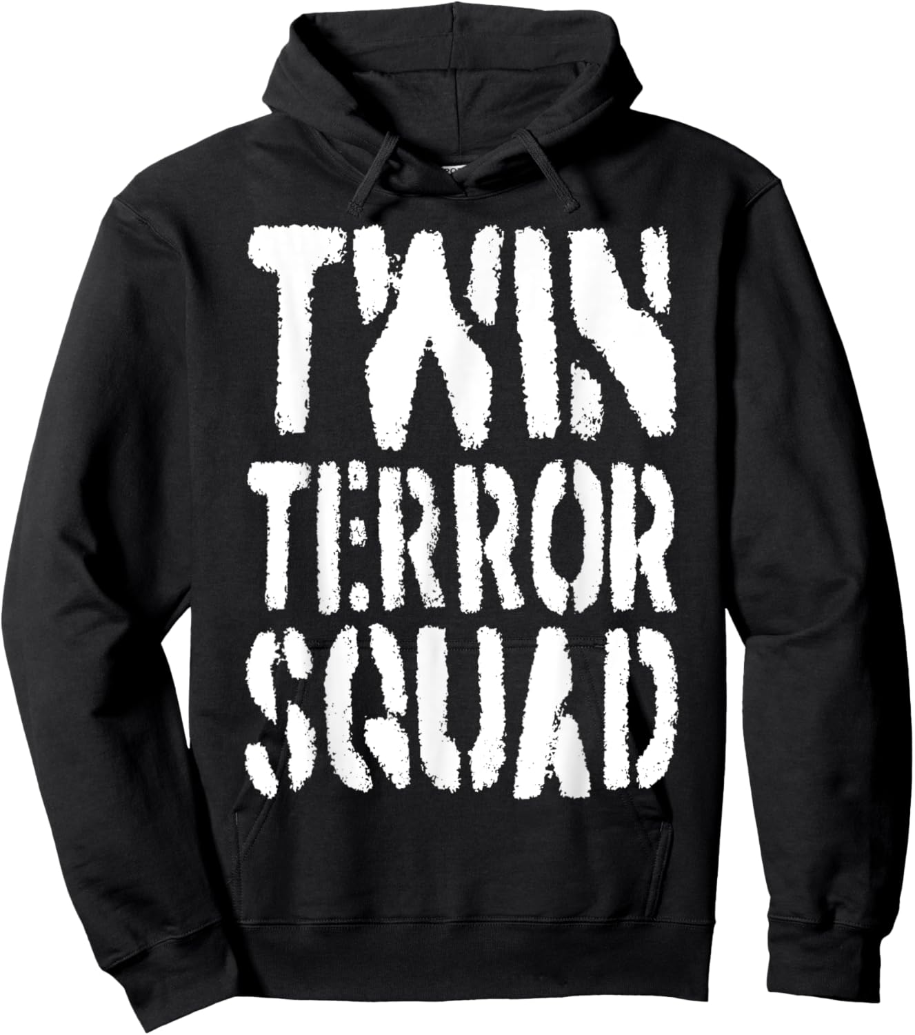 Funny Twin Terror Squad Hoodie - Hoodie | Black
