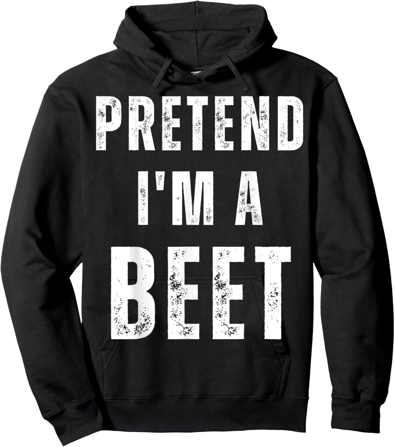 Pretend I'm a Beet Matching Costume Funny Halloween Hoodie - Hoodie | Black