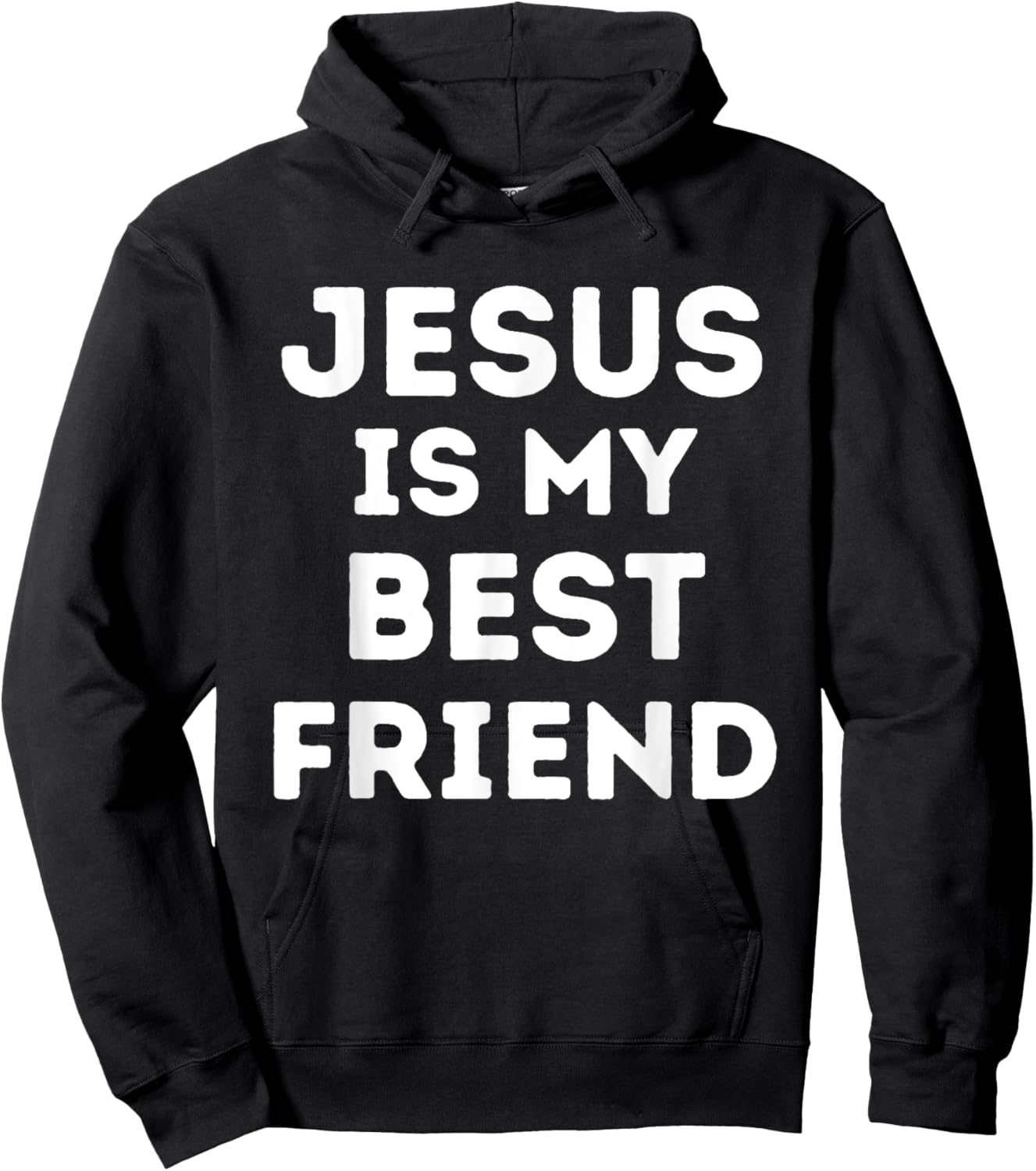 Jesus is My Best Friend Christian Faith Church God Believer Hoodie - Hoodie | Black