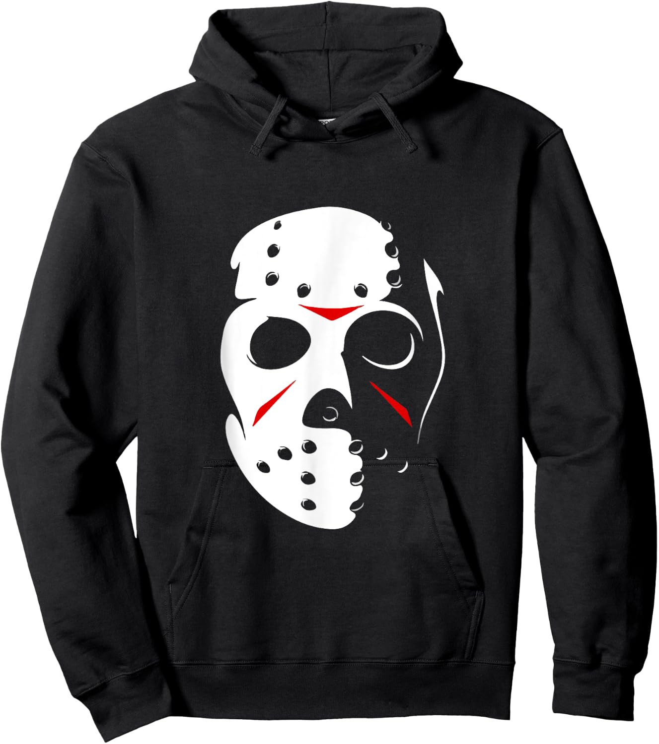 Jason Hockey Mask Halloween Shirt Friday 13TH Hoodie - Hoodie | Black